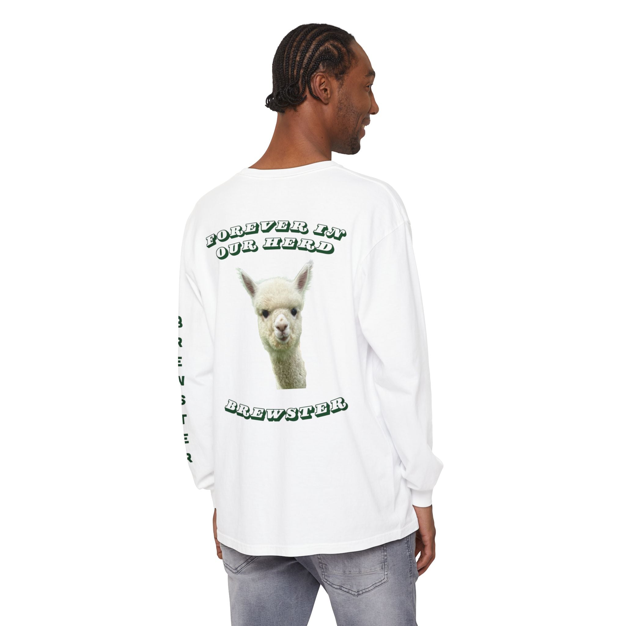 Brewster Memory Lightweight White Long Sleeve T-Shirt