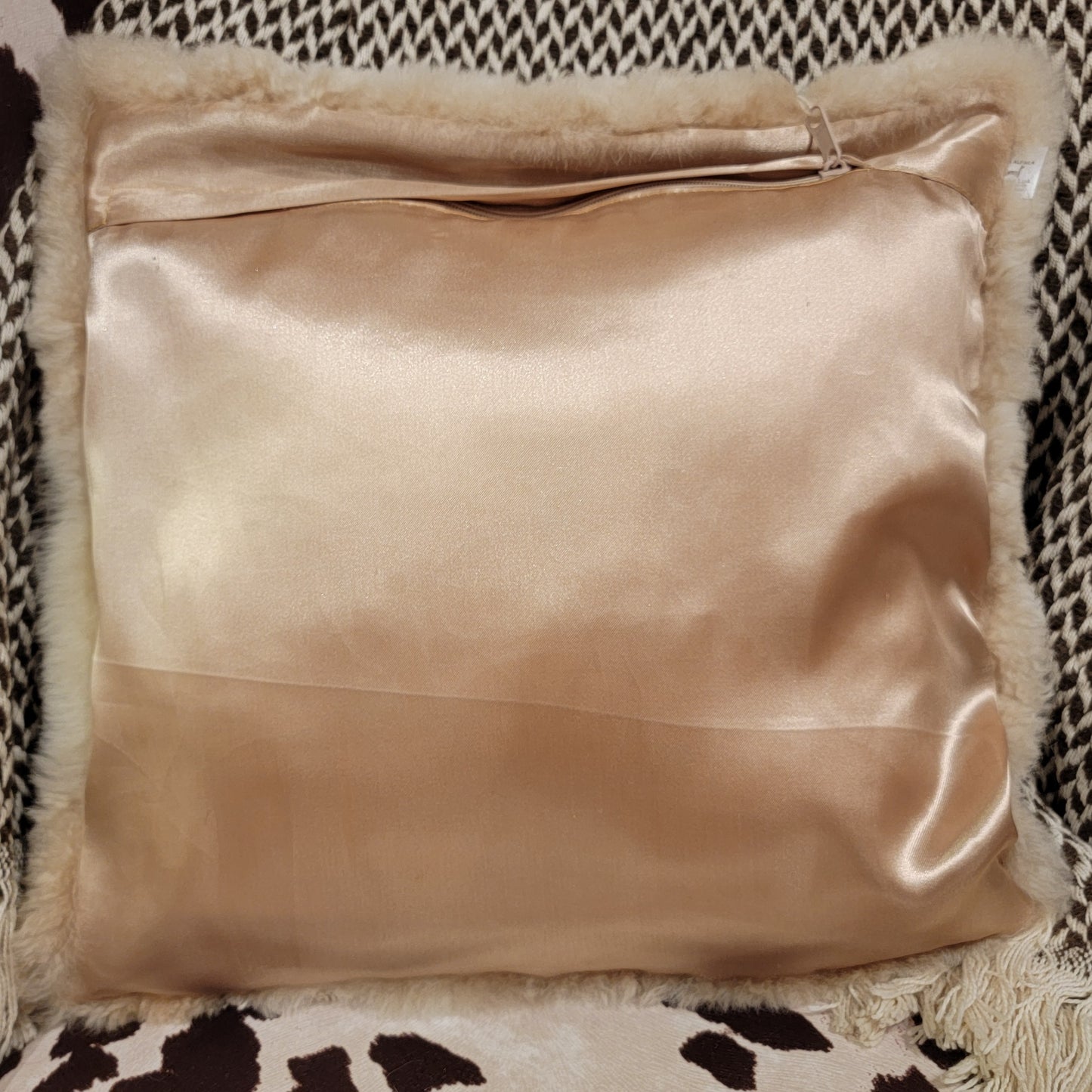 100% baby alpaca fluffy pillow/covers