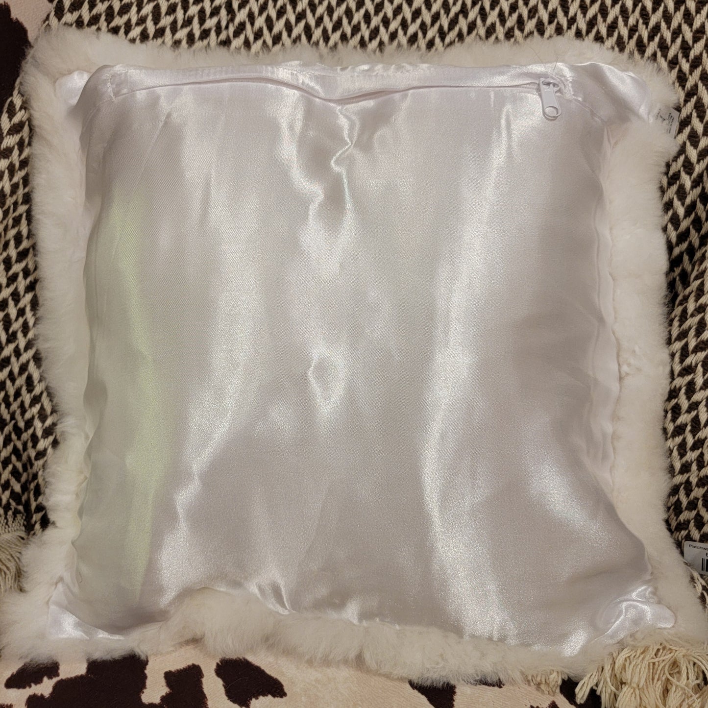 100%  baby alpaca fluffy pillow/covers