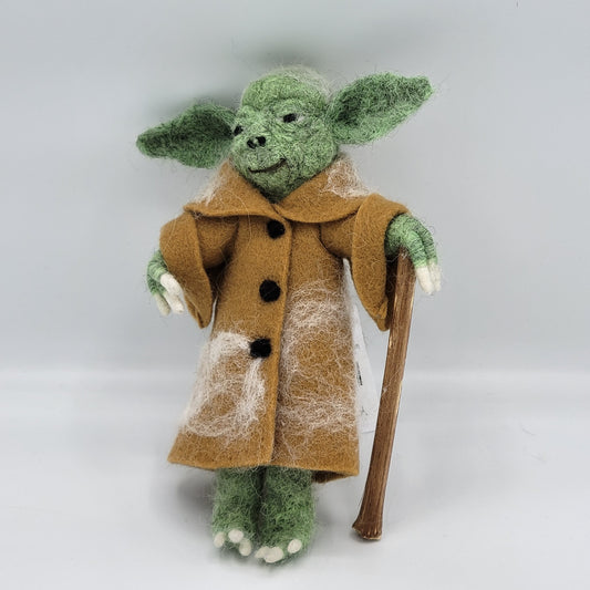 Yoda with cane