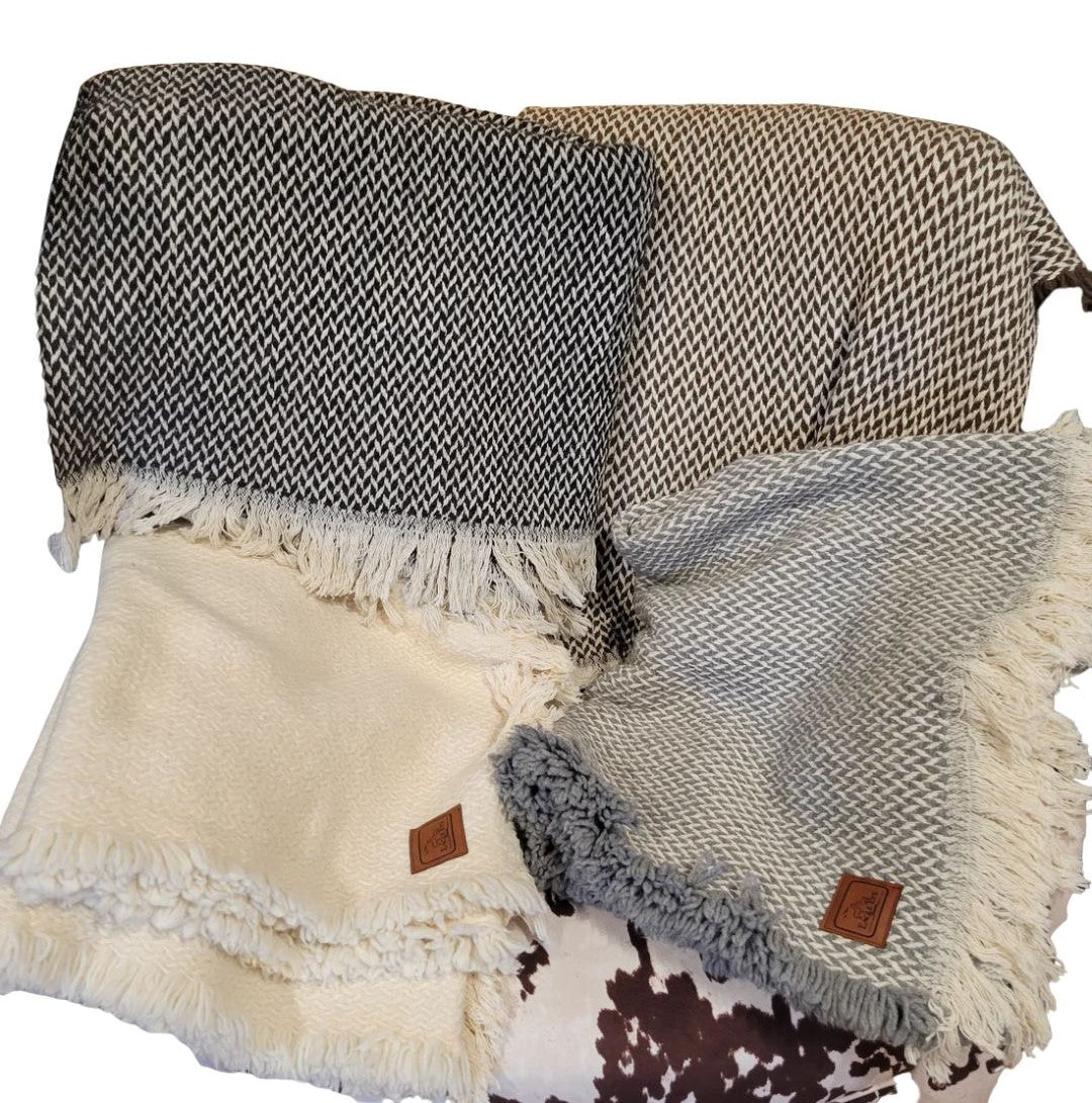 Eagle Eye Farm Chevron Blanket