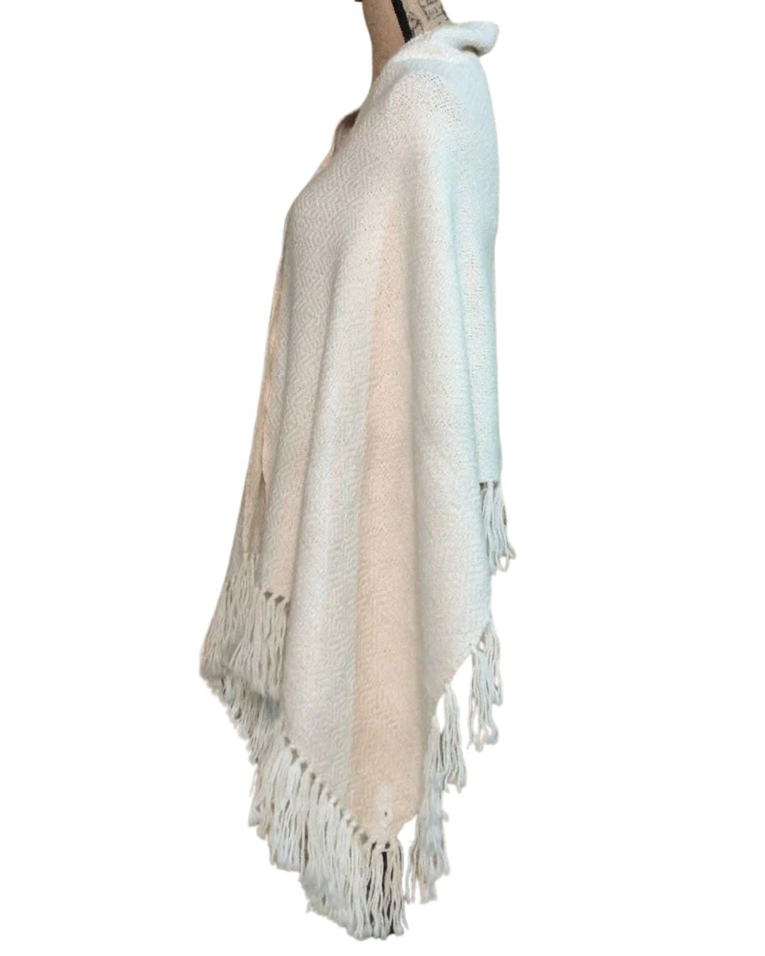 Handmade alpaca shawl