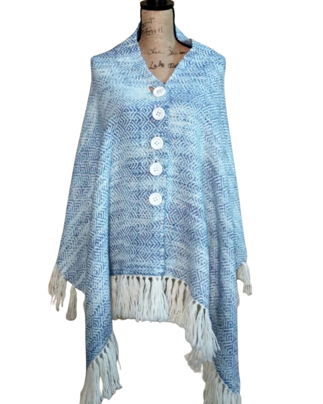 Handmade alpaca shawl