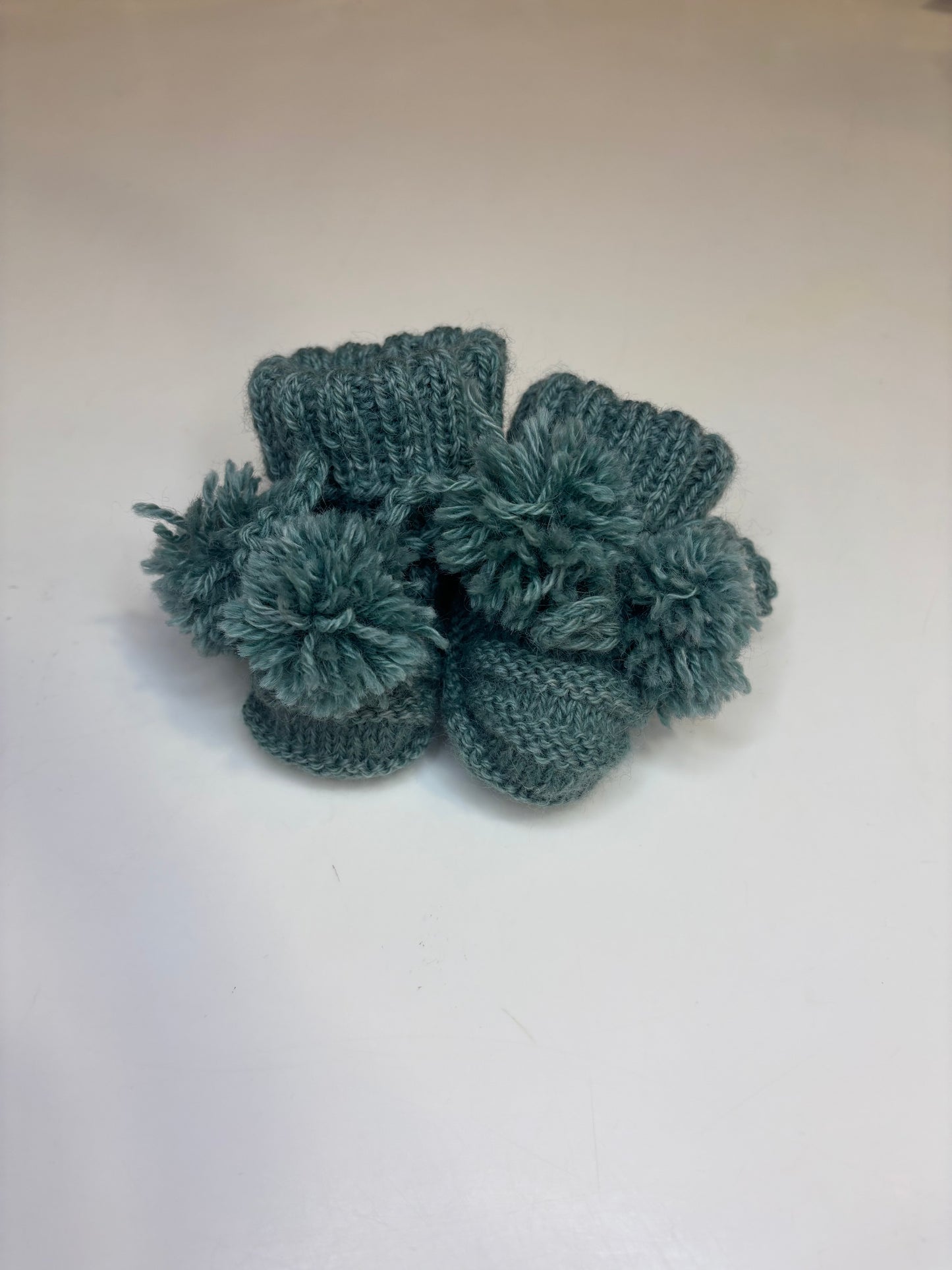 Handmade baby booties