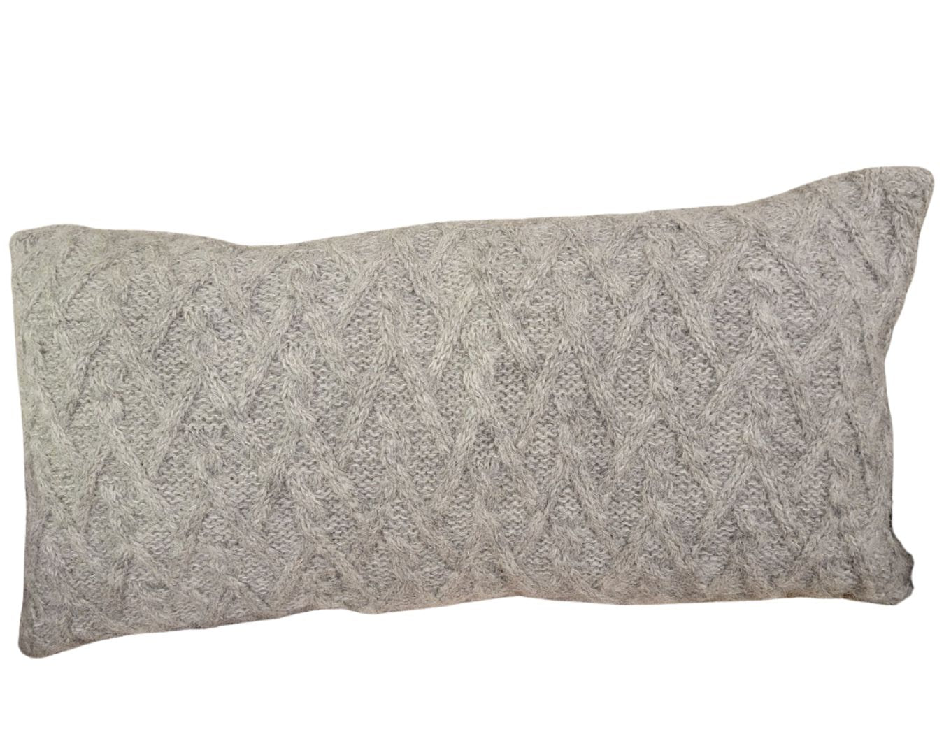 Lattice Cable Pillow