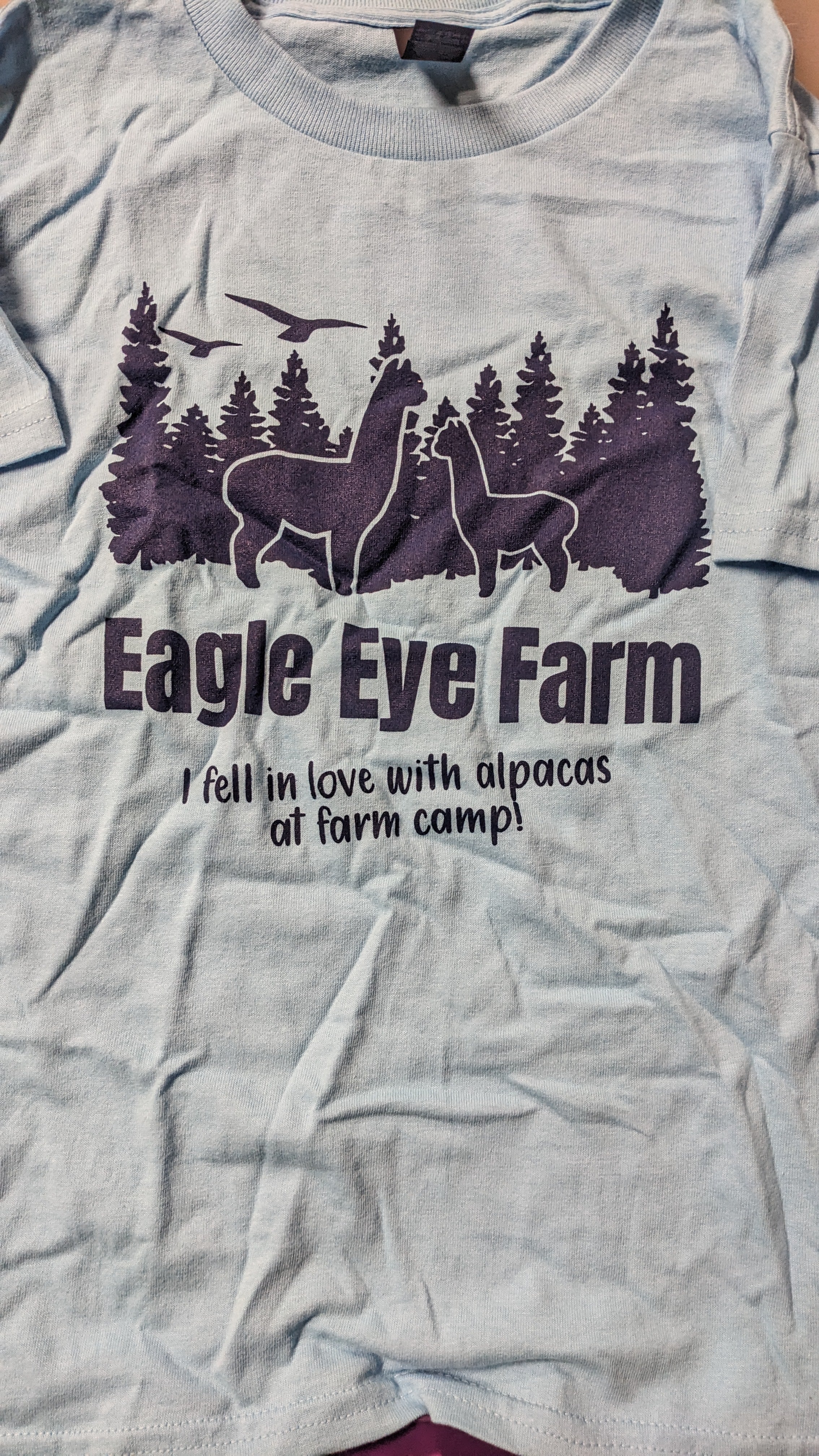 Light Blue Camp T-shirts