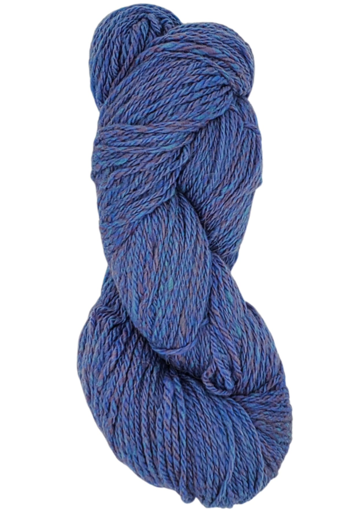 3 ply Worsted weight 100% wool yarn - Dyed Blue, Purple, Green