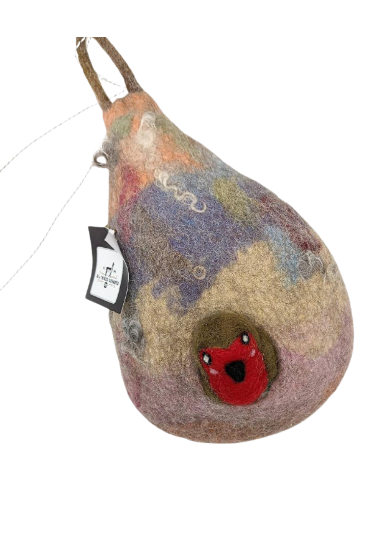 Handmade Felted Bird House