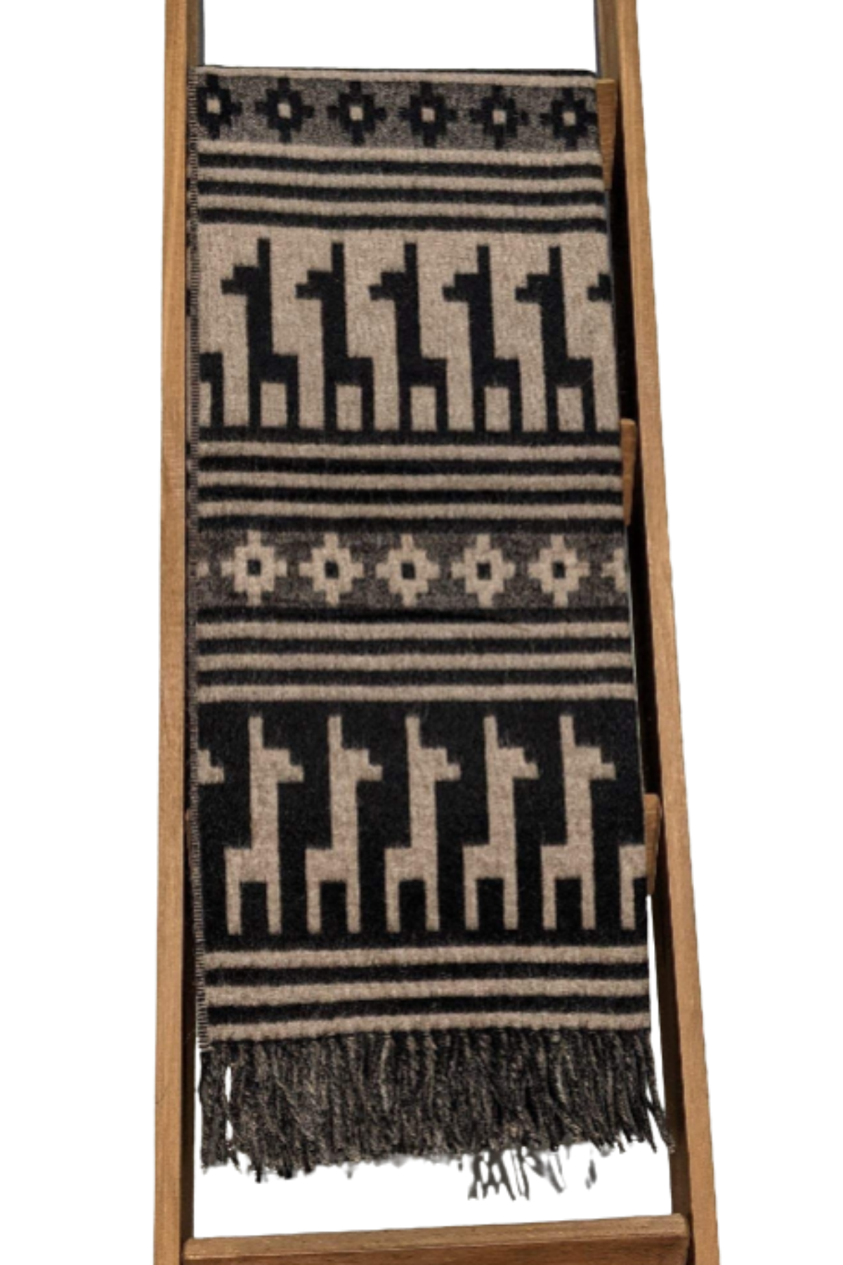 Alpaca Motif Throw