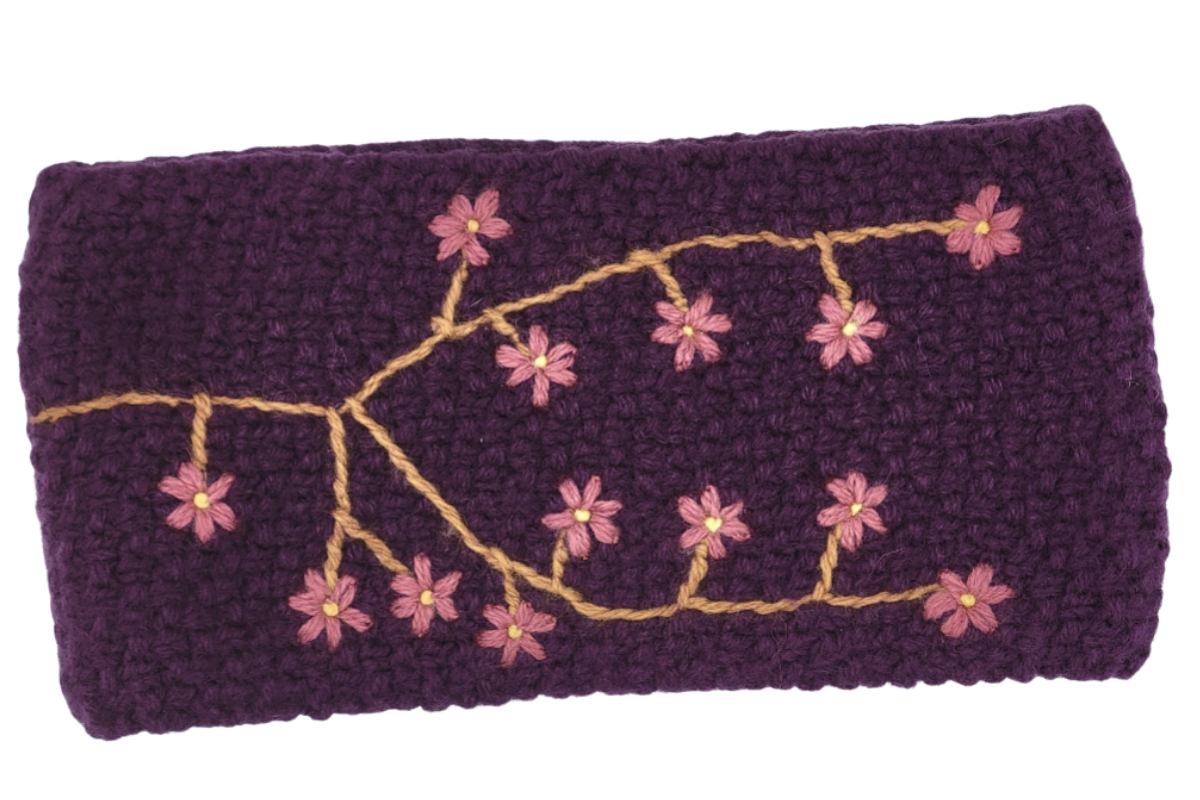 Embroidered Ear Warmer