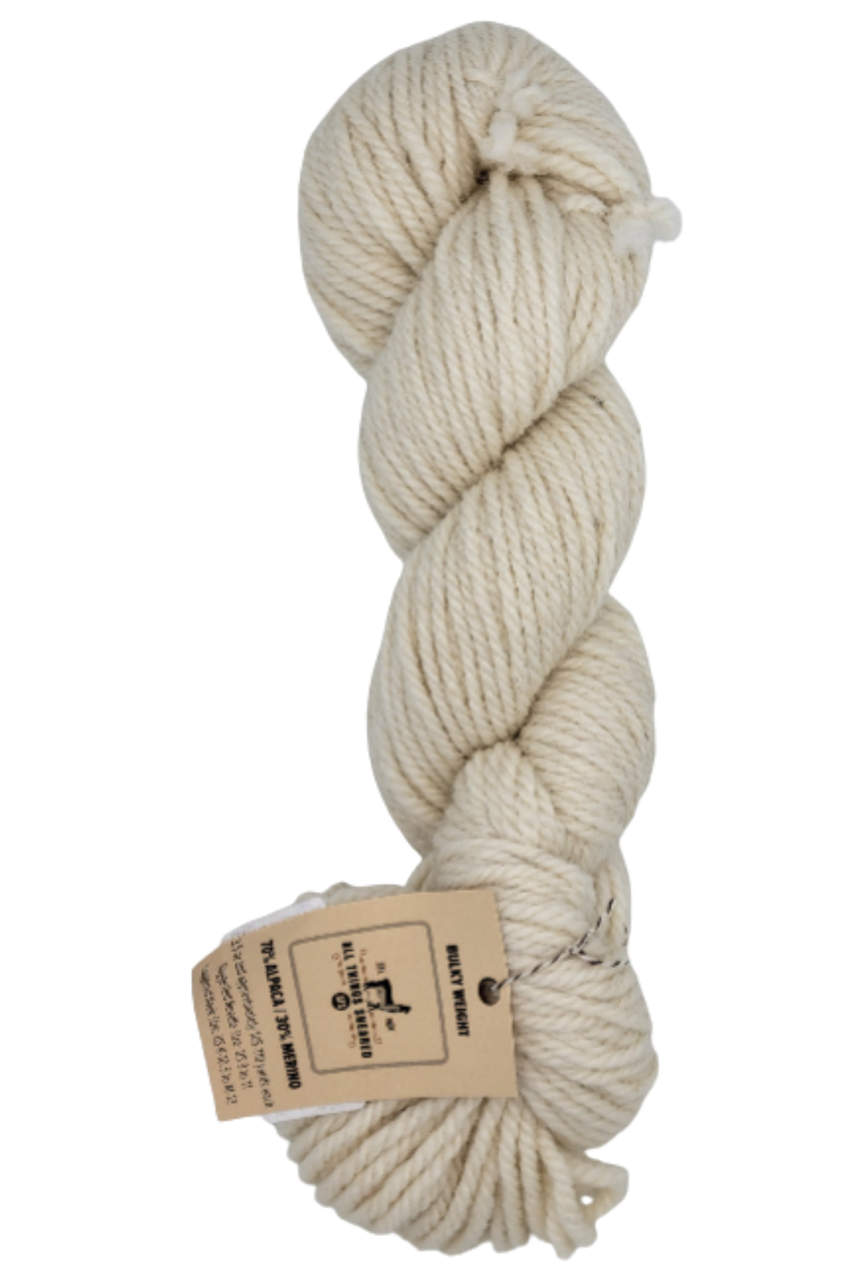 Bulky Knitter's Yarn-Natural