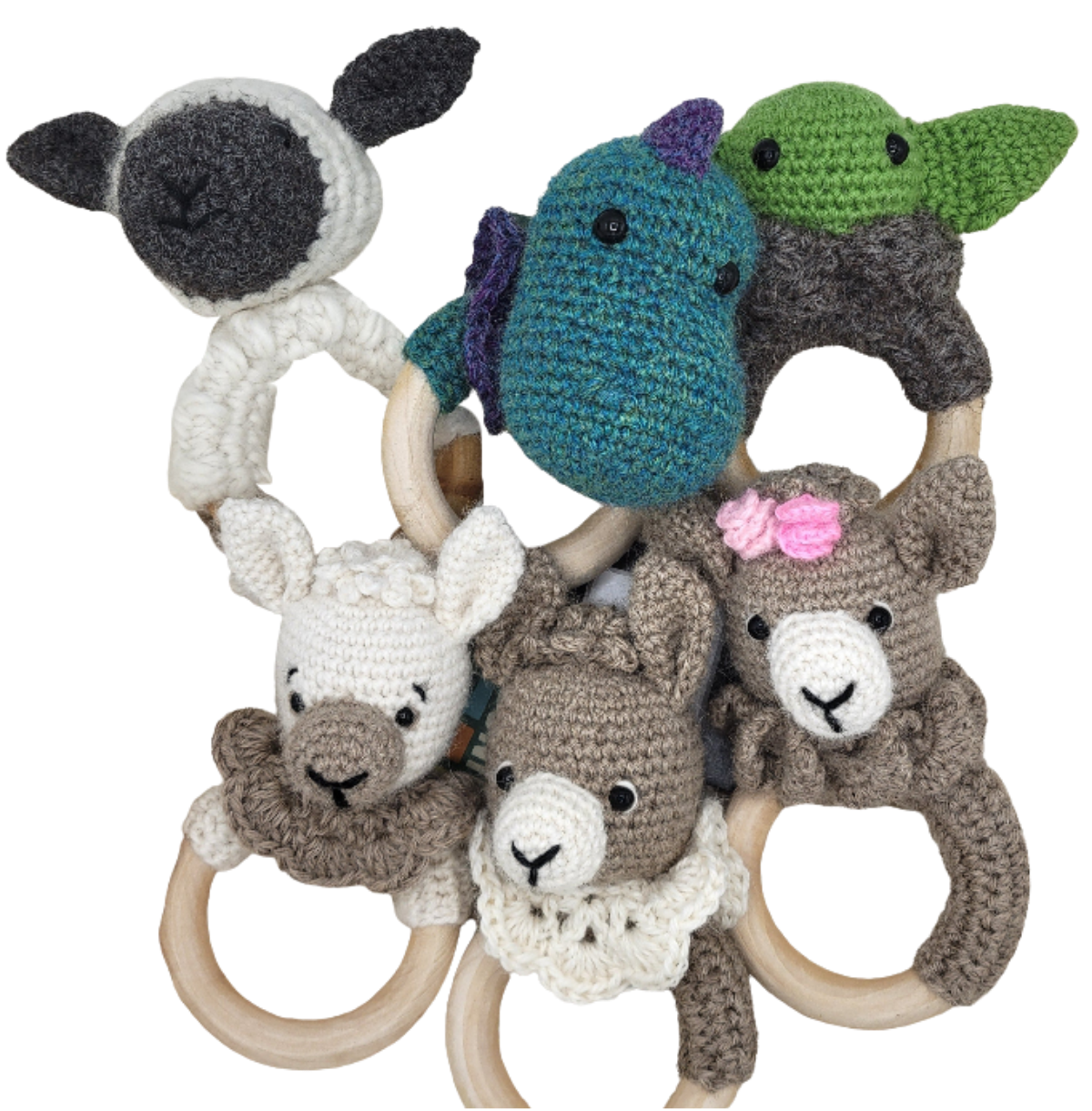 Handmade Baby Rattles
