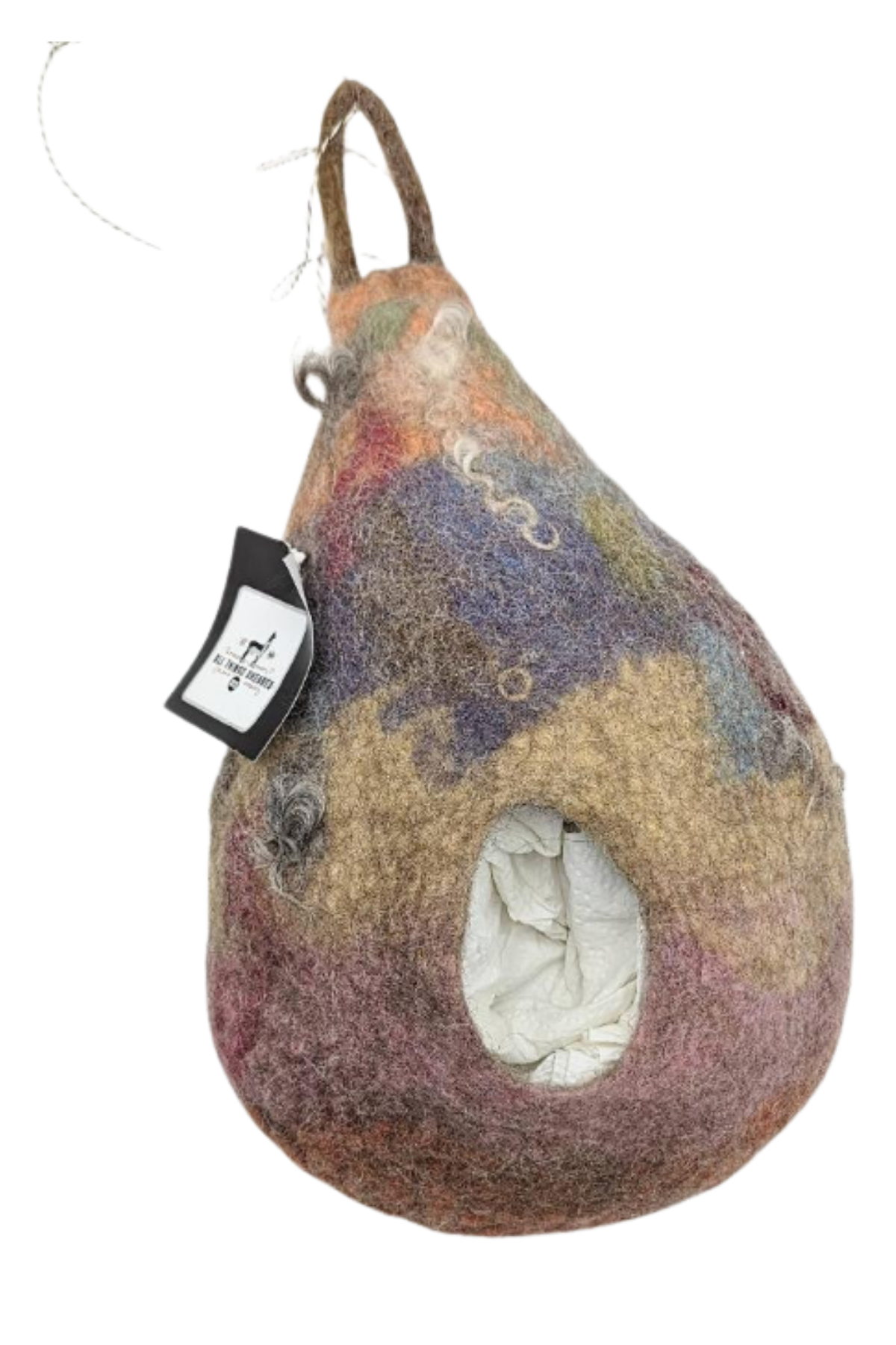 Handmade Felted Bird House