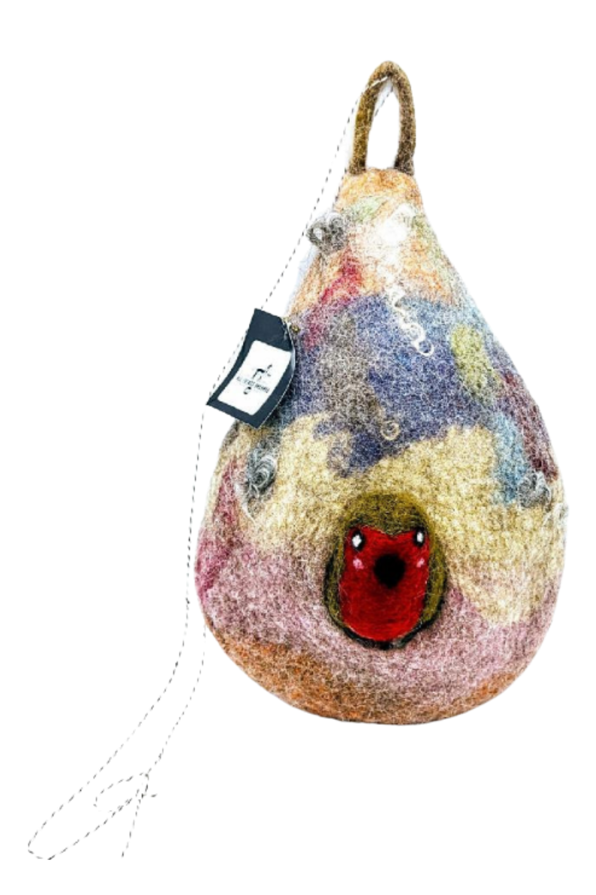 Handmade Felted Bird House