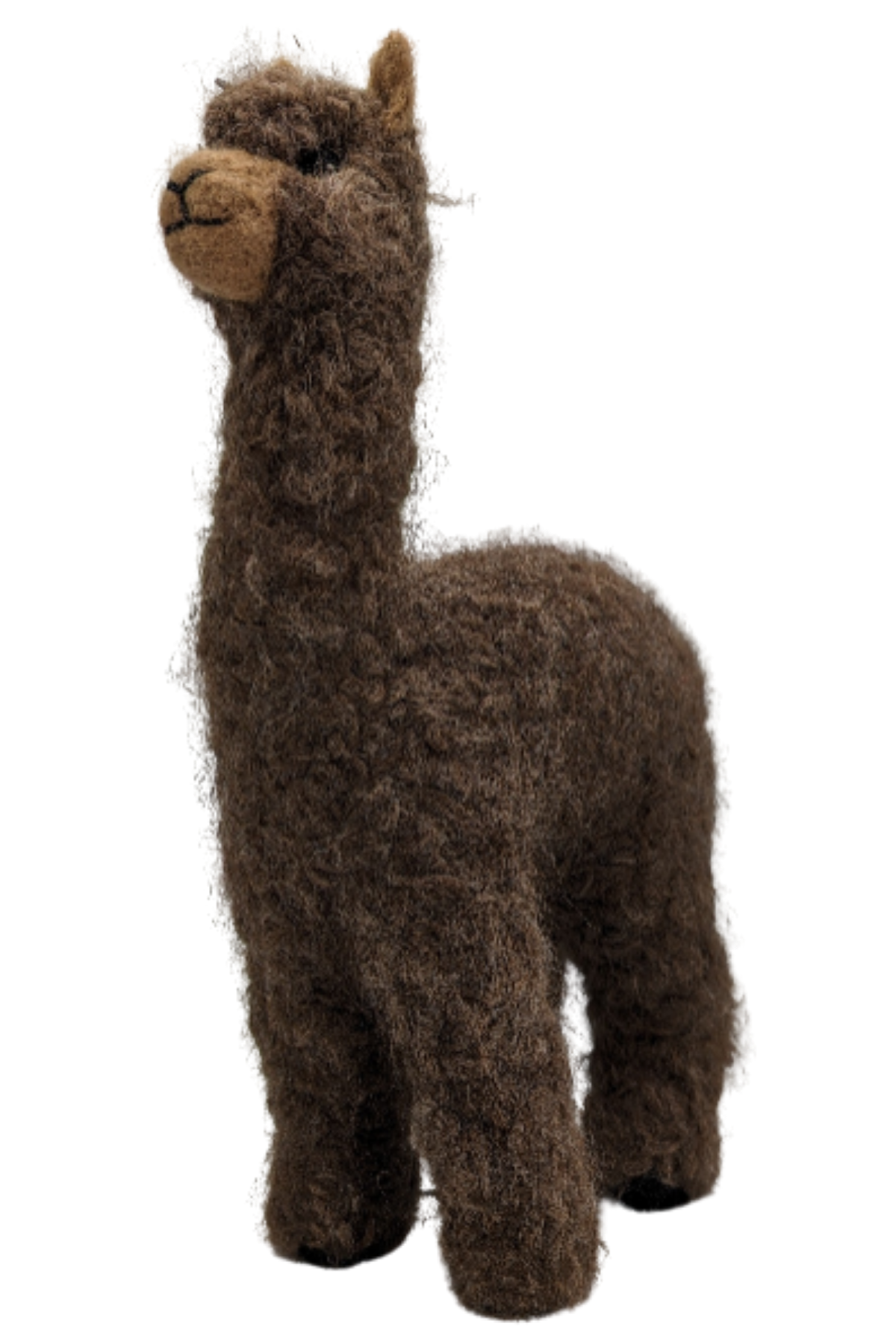 12" Herdsire Alpaca Fiber Sculpture