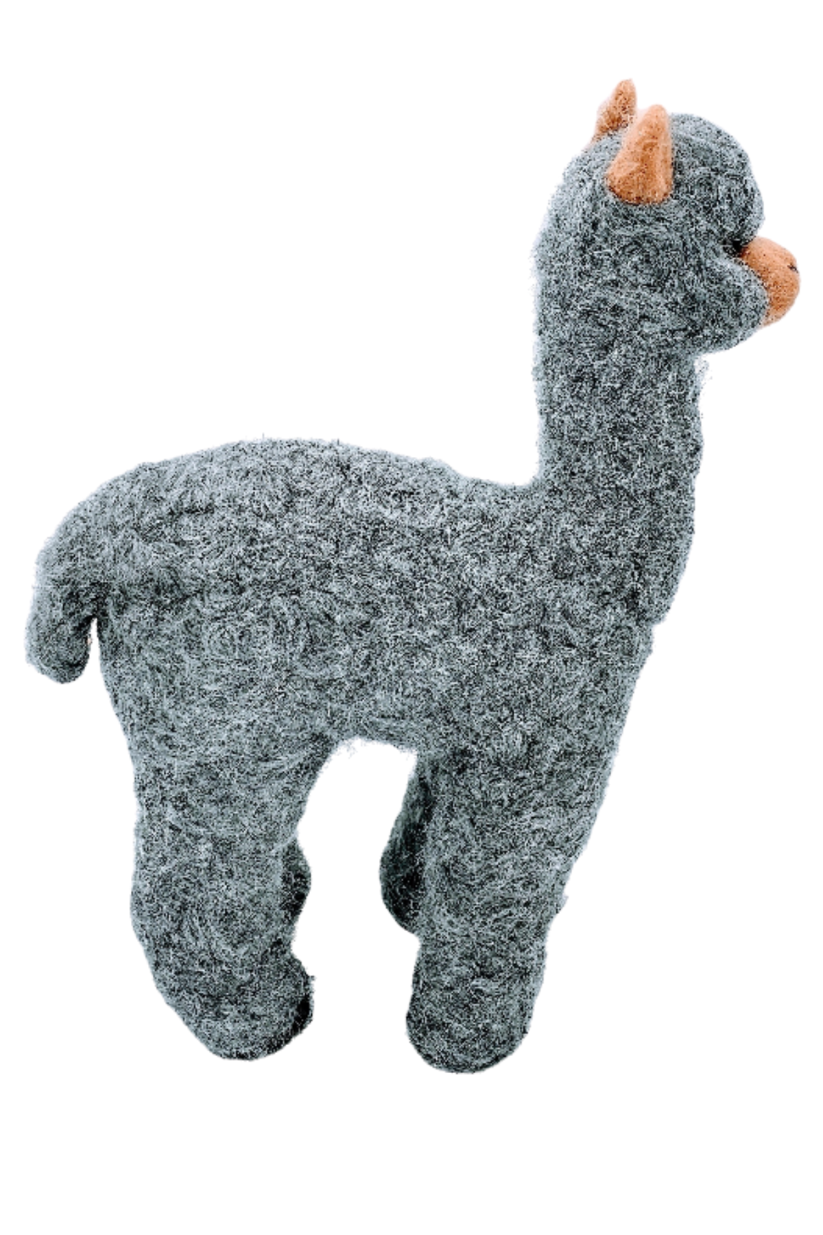 12" Herdsire Alpaca Fiber Sculpture
