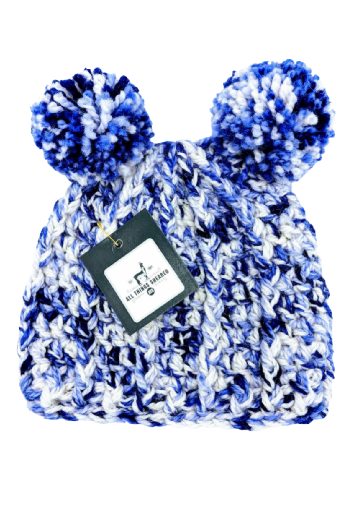 Handmade children's crocheted panda hat