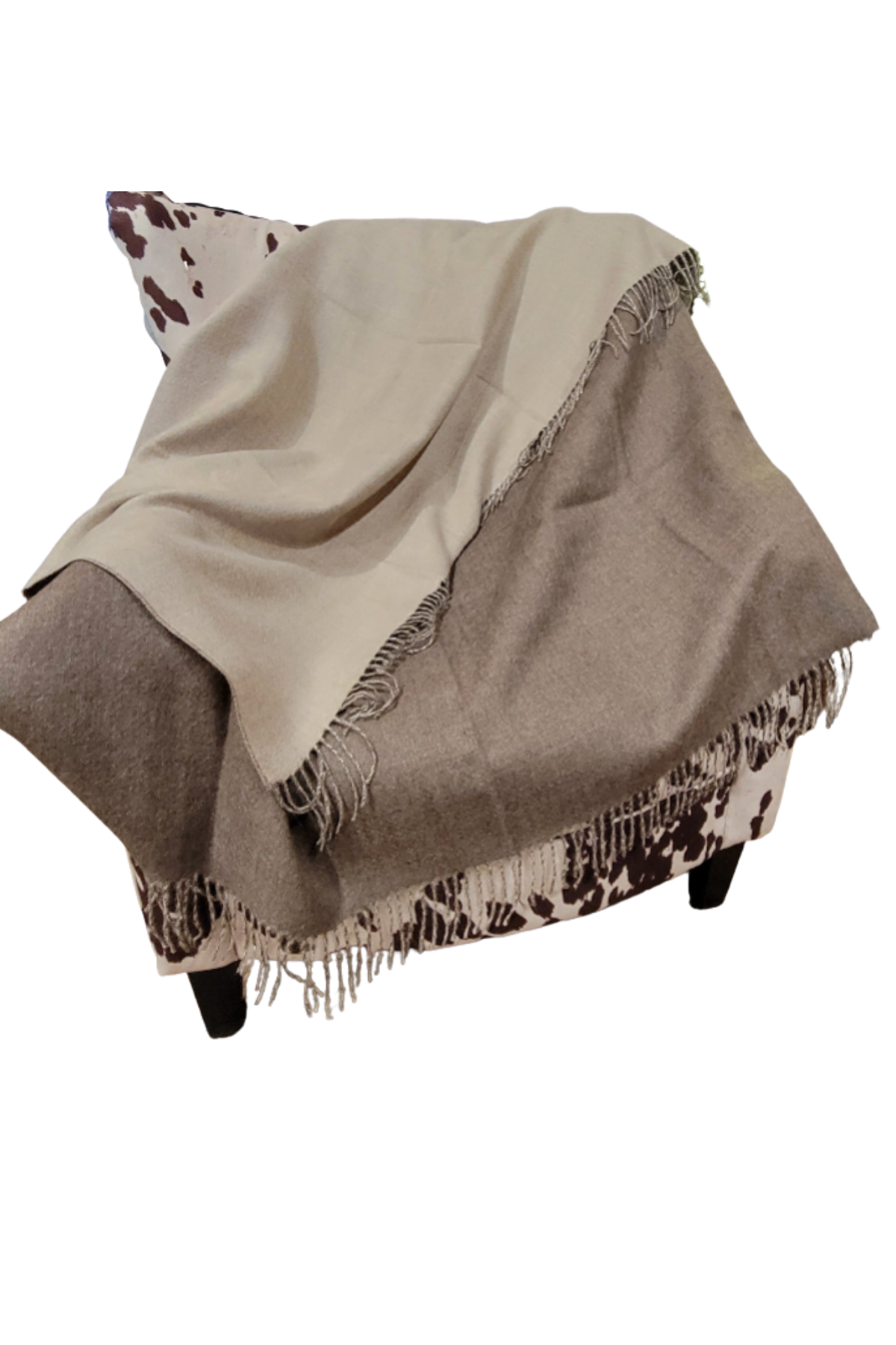 Reversible Baby Alpaca Throw