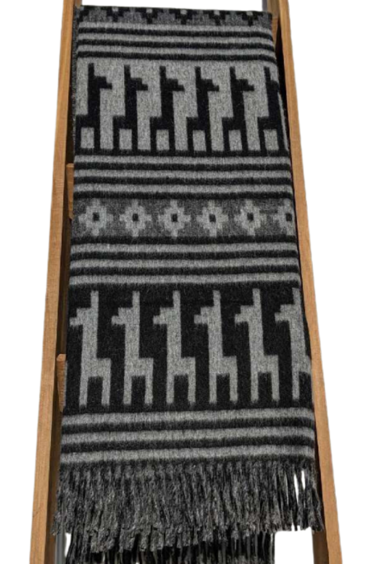 Alpaca Motif Throw