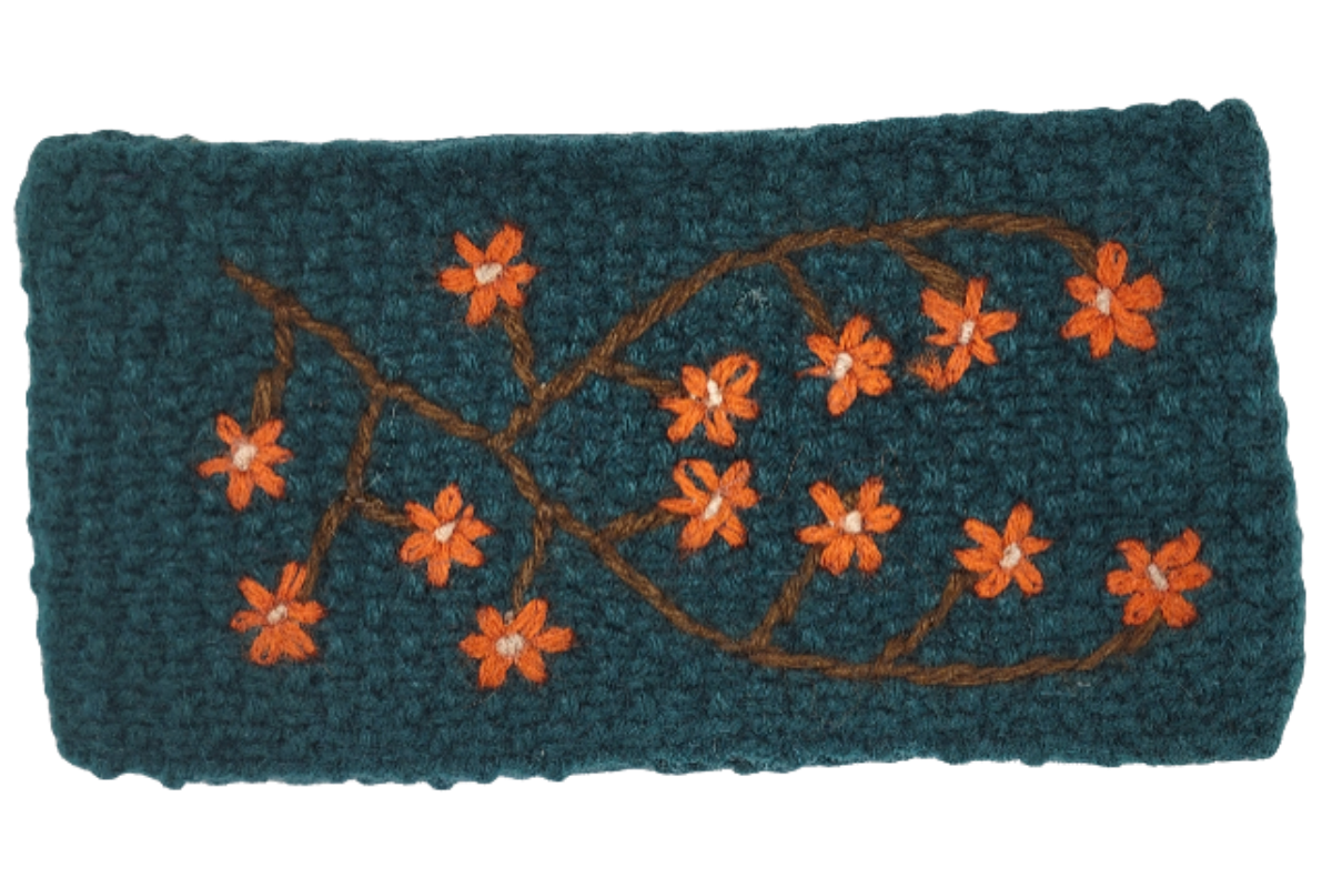 Embroidered Ear Warmer