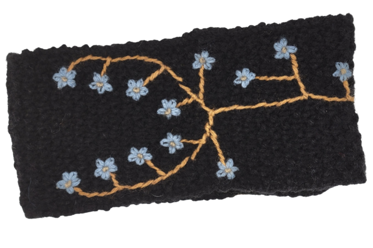 Embroidered Ear Warmer