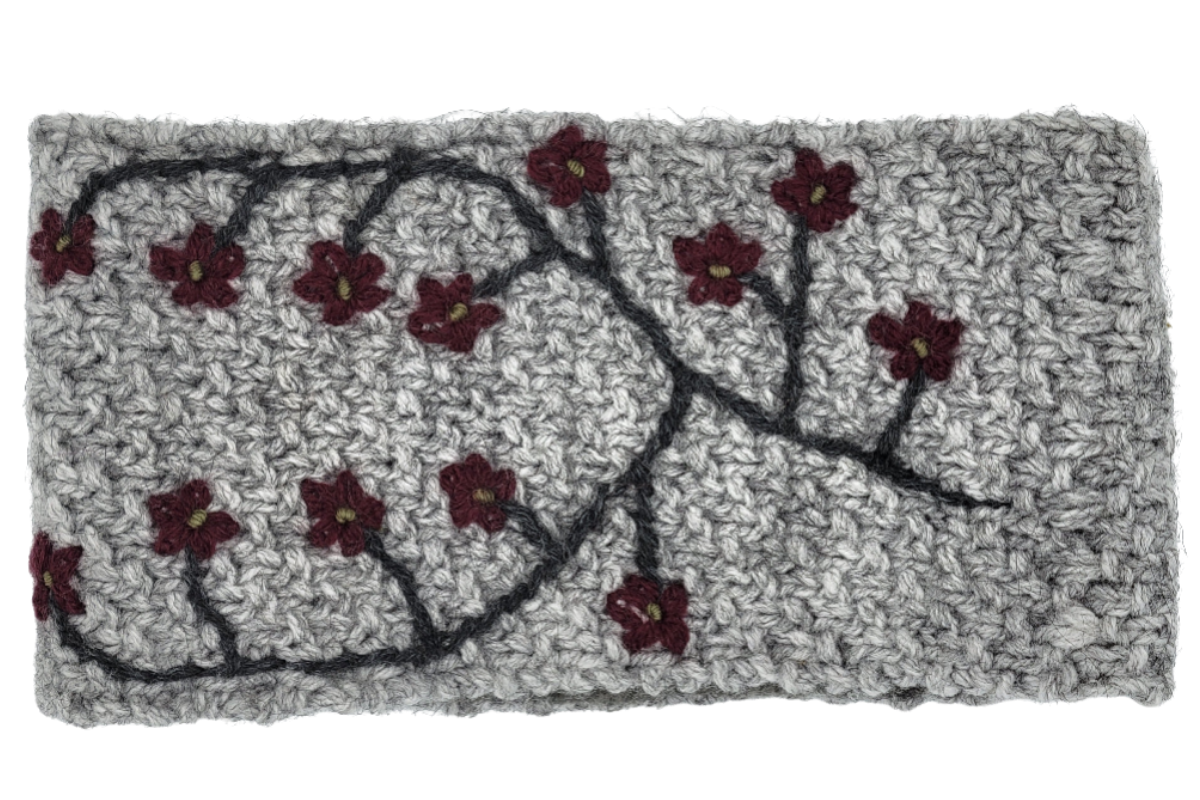 Embroidered Ear Warmer