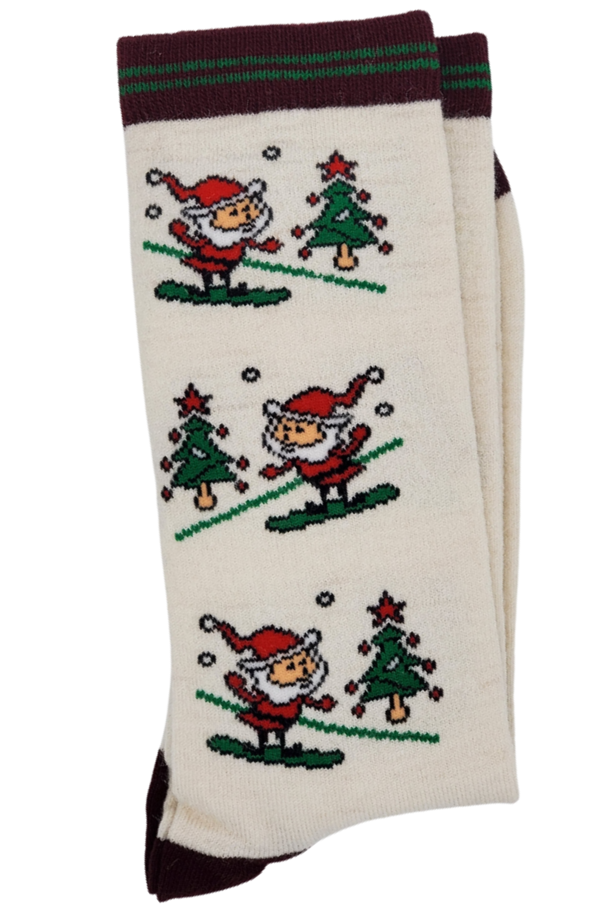 Holiday Alpaca Print Socks