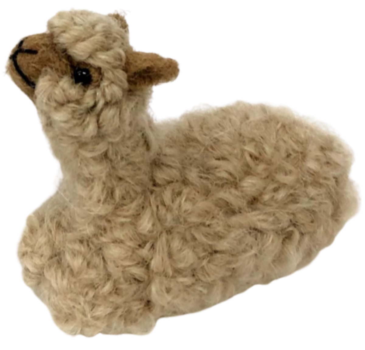 100% Baby Alpaca Figurine - Cria