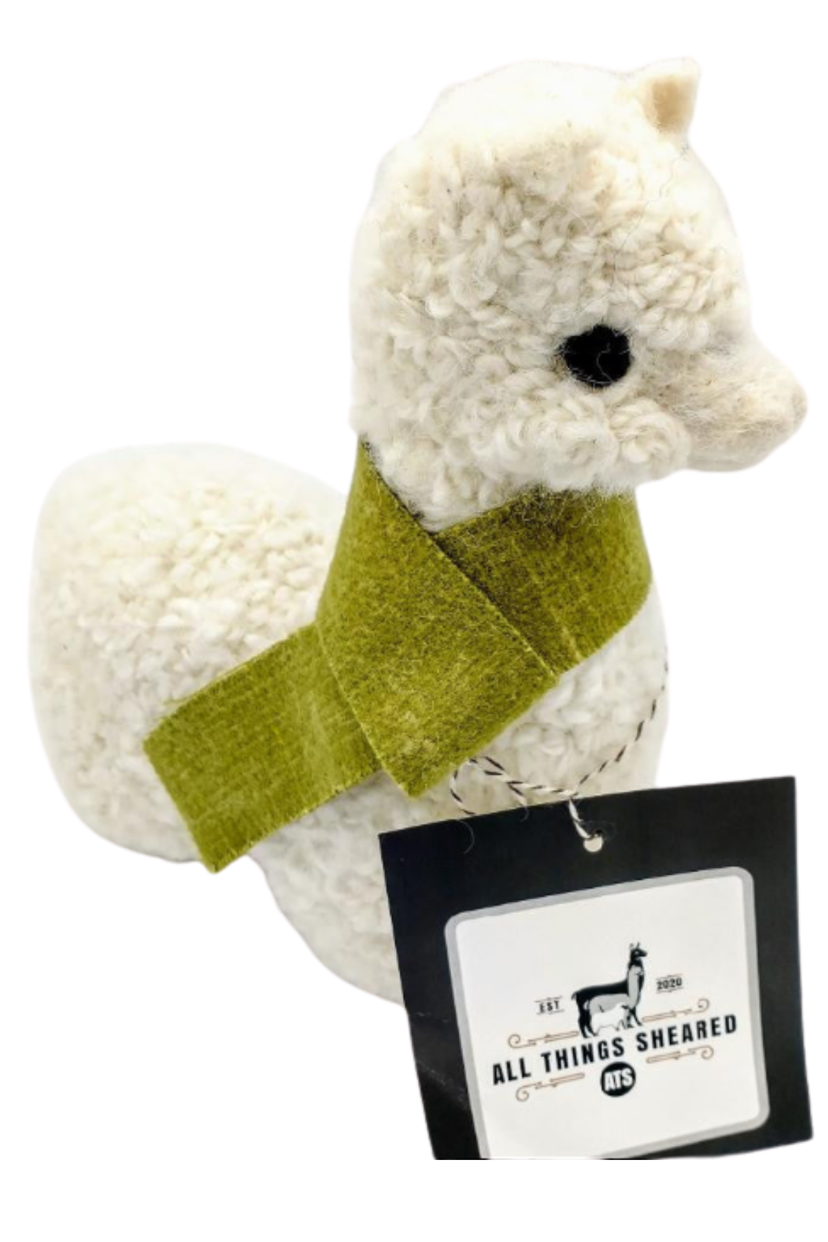 Large 9" Baby Alpaca Ornament