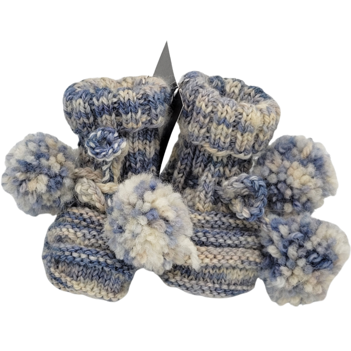 Handmade baby booties