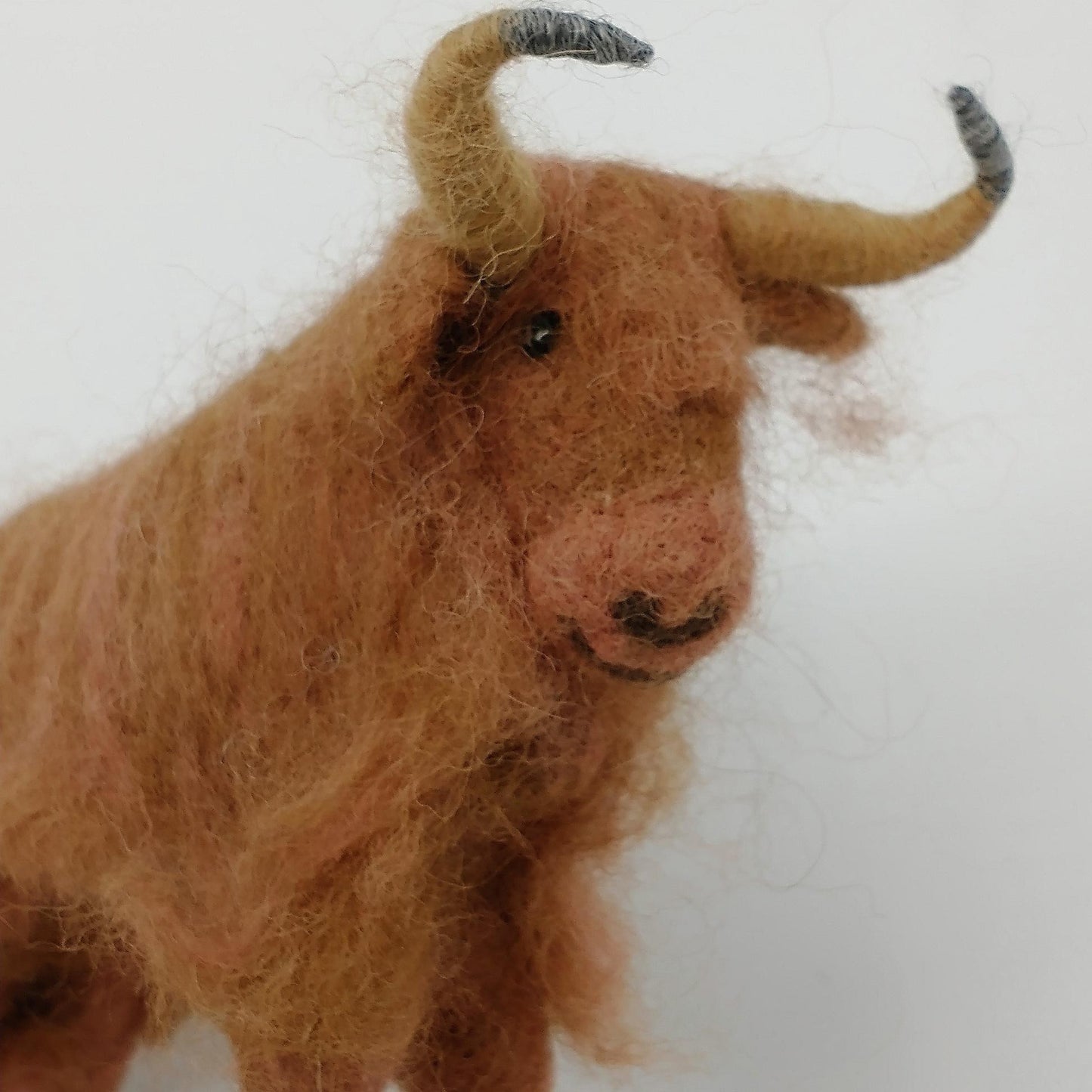 Farm Animals: Felted Sculptures bull