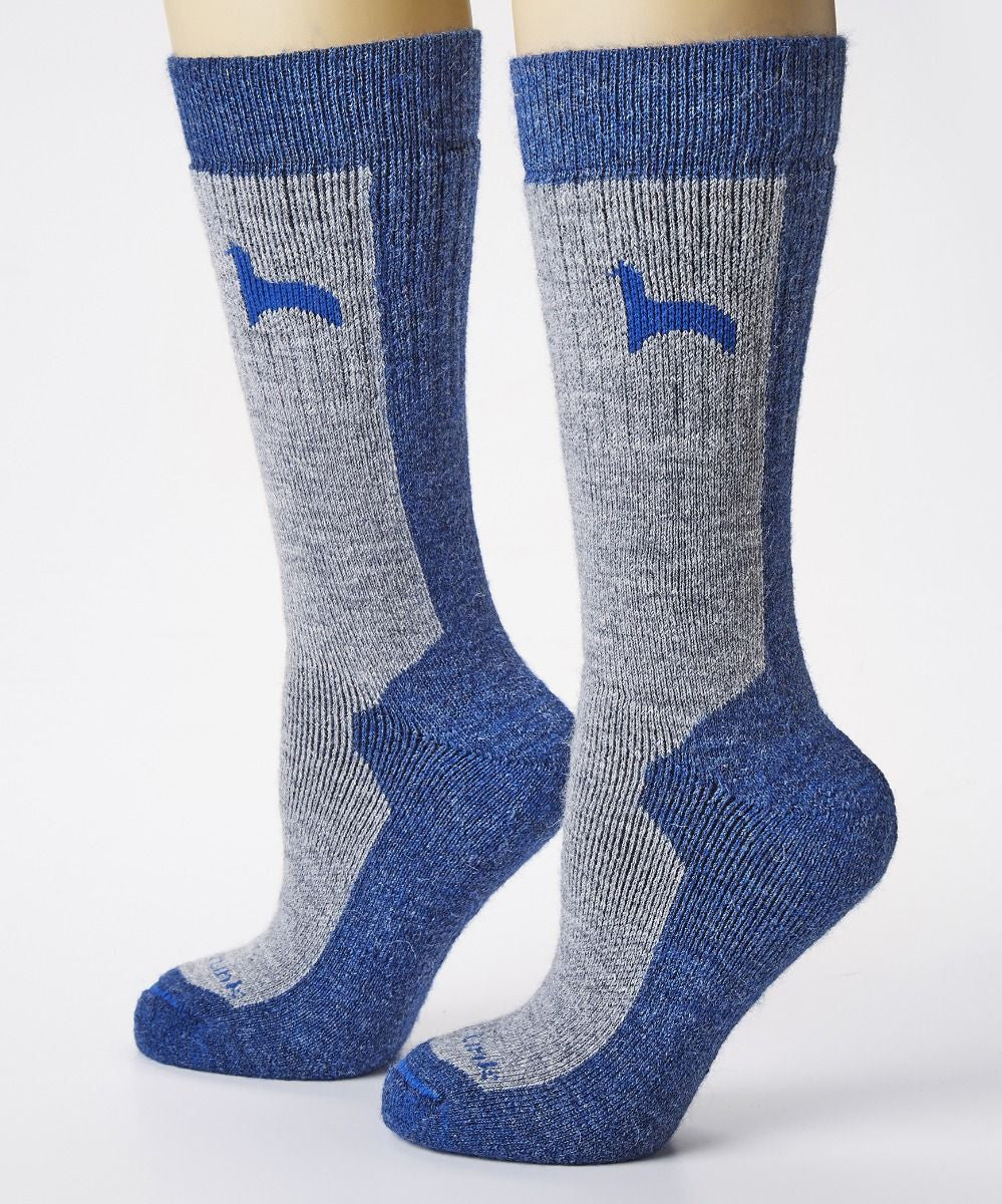 Hiker Alpaca Socks blue