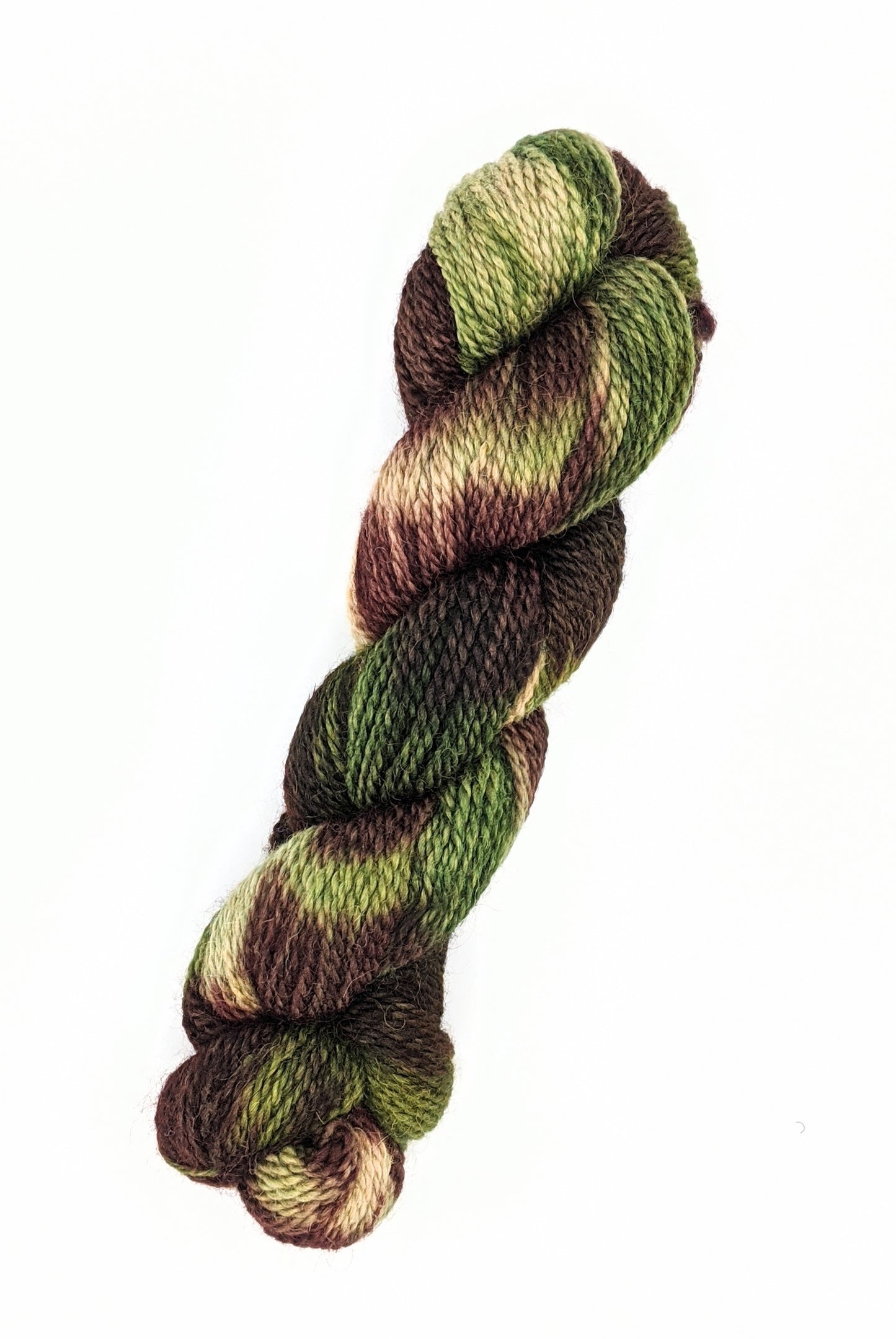 DK Knitter's Yarn Brown and Green