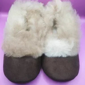 Suri Alpaca Fur Slippers