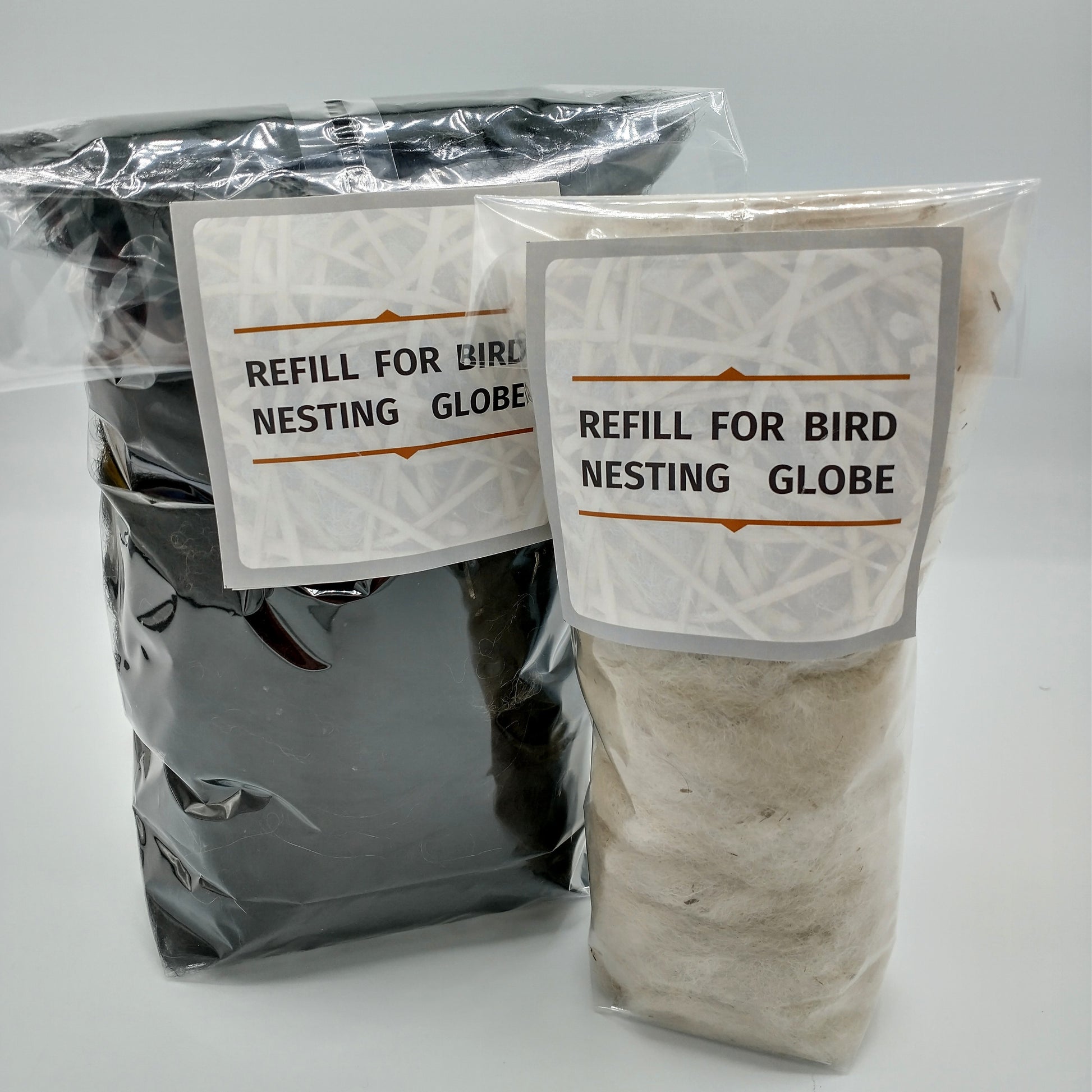 Refill for Alpaca Fiber Filled Bird Nesting Spheres and Star - Large