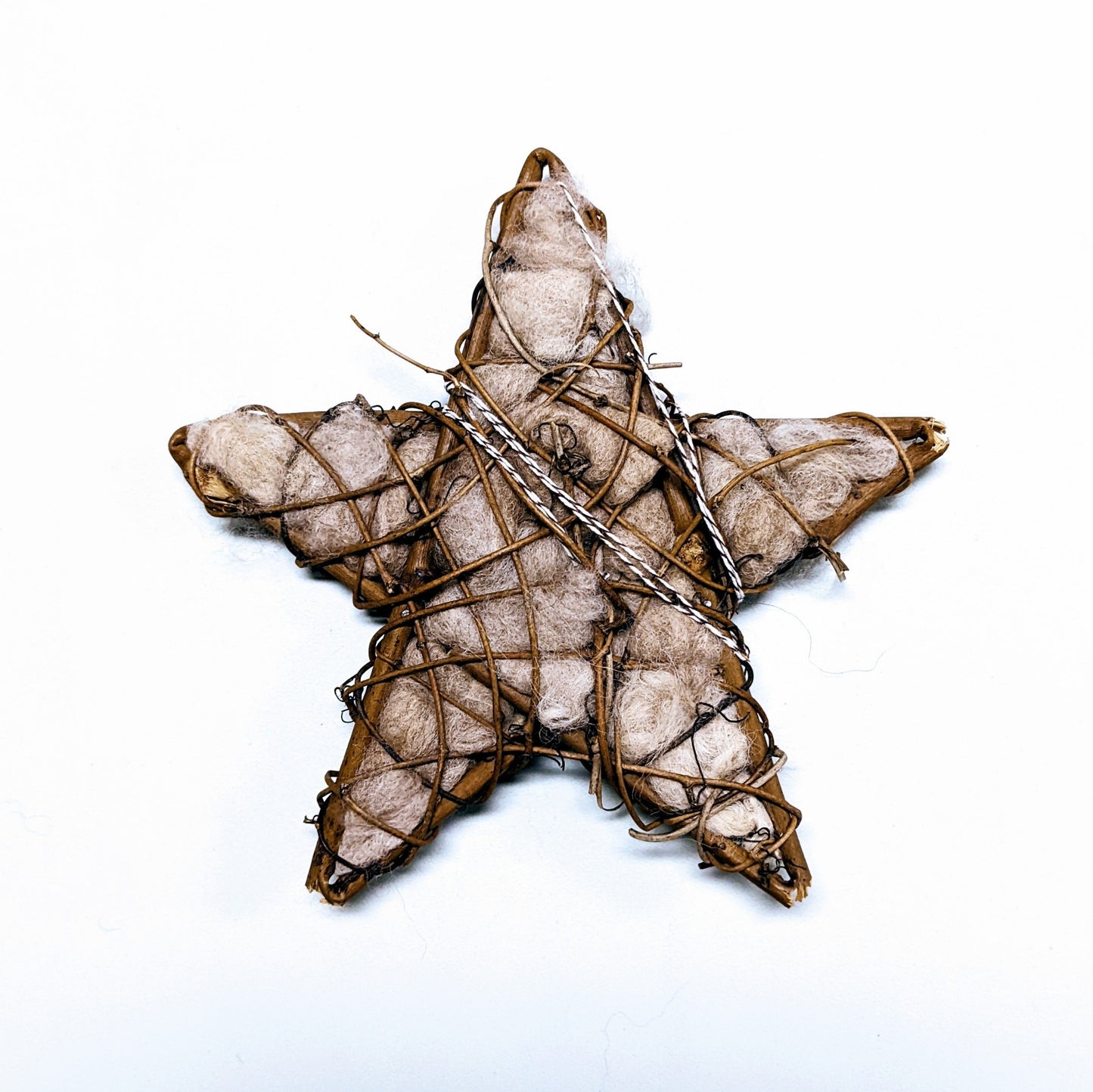 Alpaca Fiber Filled Bird Nesting Star