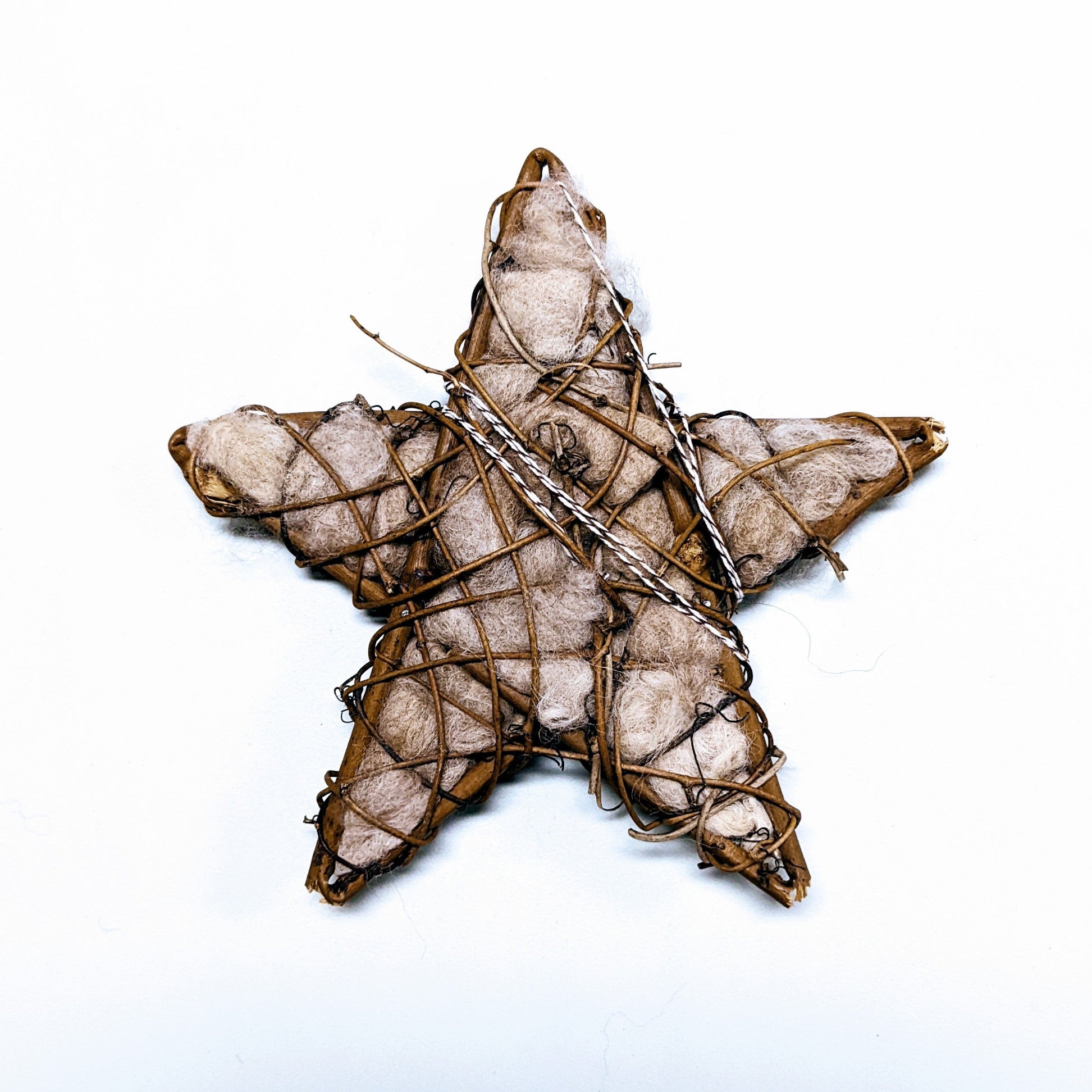 Alpaca Fiber Filled Bird Nesting Star