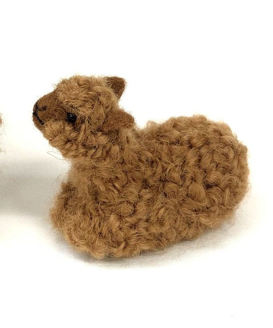 Alpaca figure brown