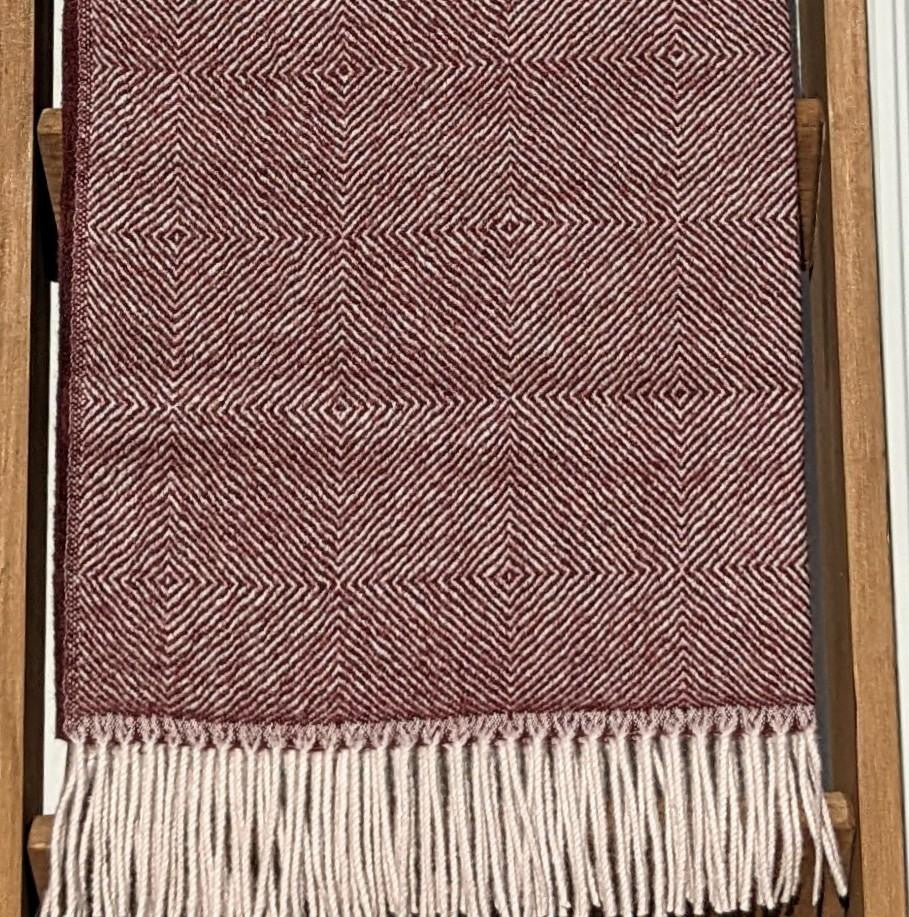 Cranberry Diamond Blanket