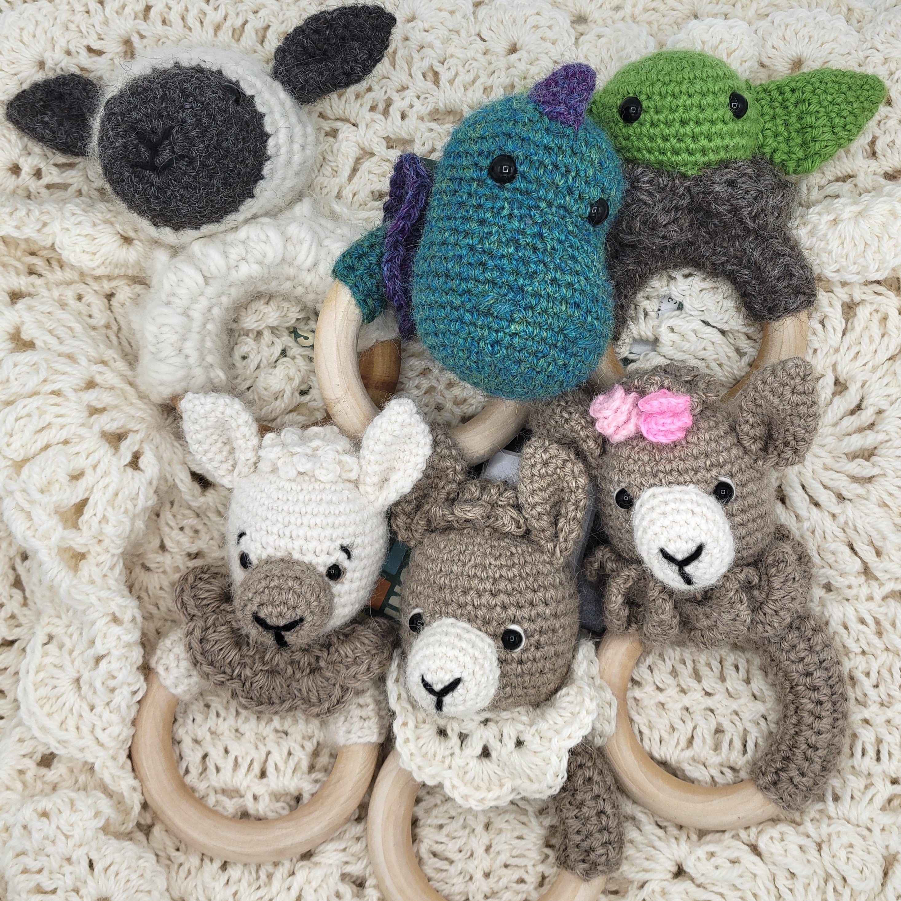 Handmade Baby Rattles – All Things Sheared