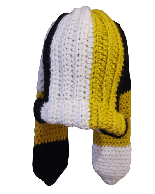 Adult Two Toned Bunny Beanie