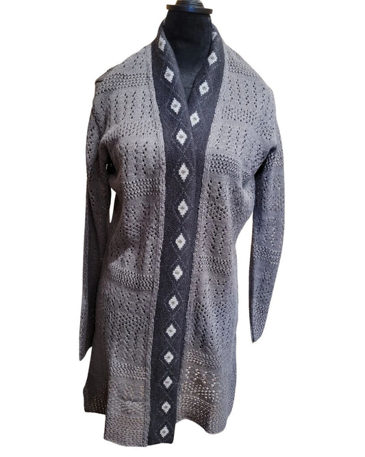 Diamond lace cardigan