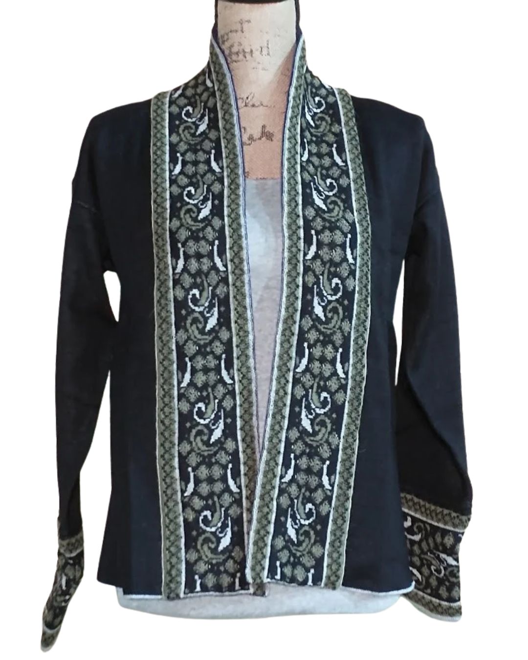 Ebony Reversible Alpaca Cardigan