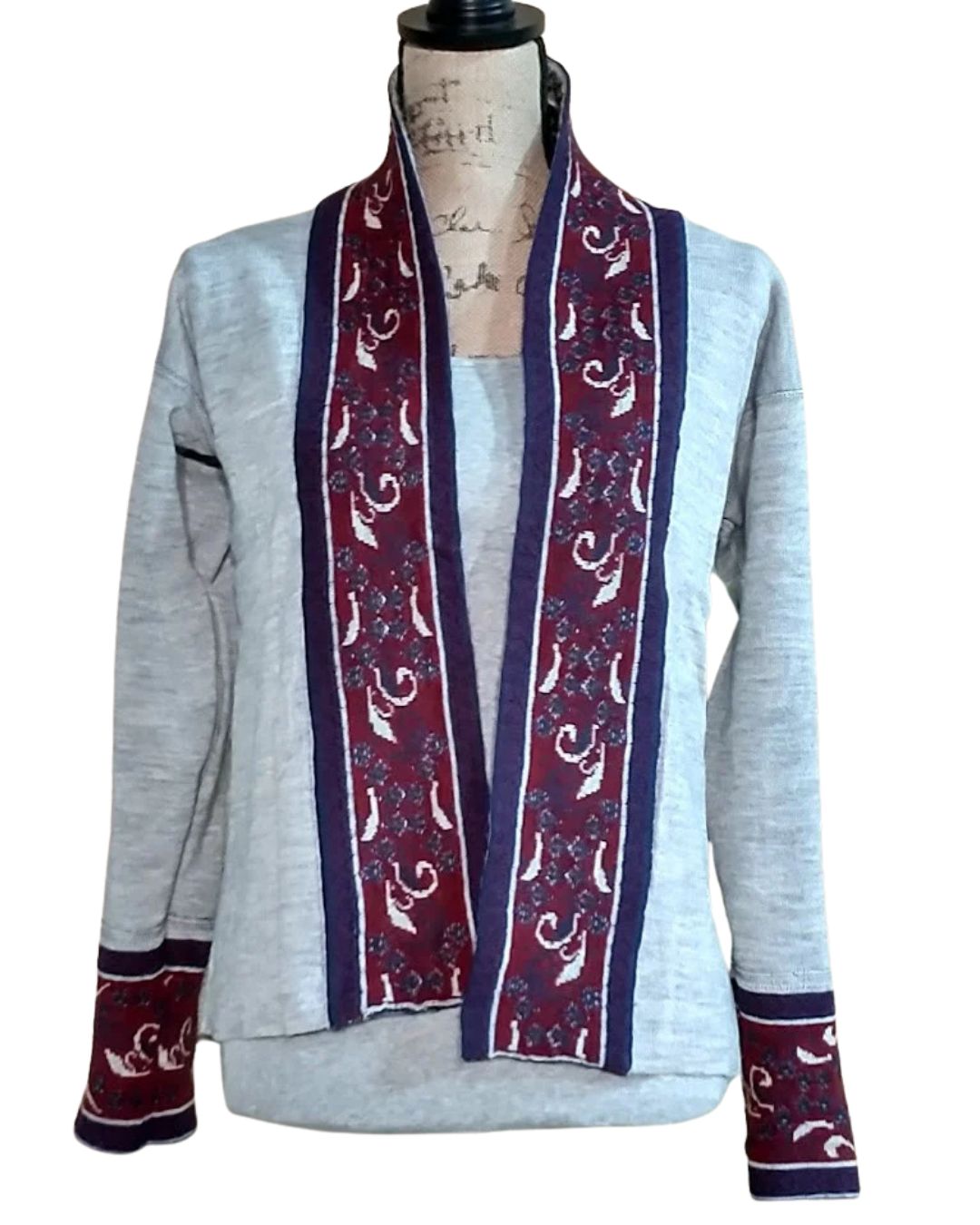 Ebony Reversible Alpaca Cardigan