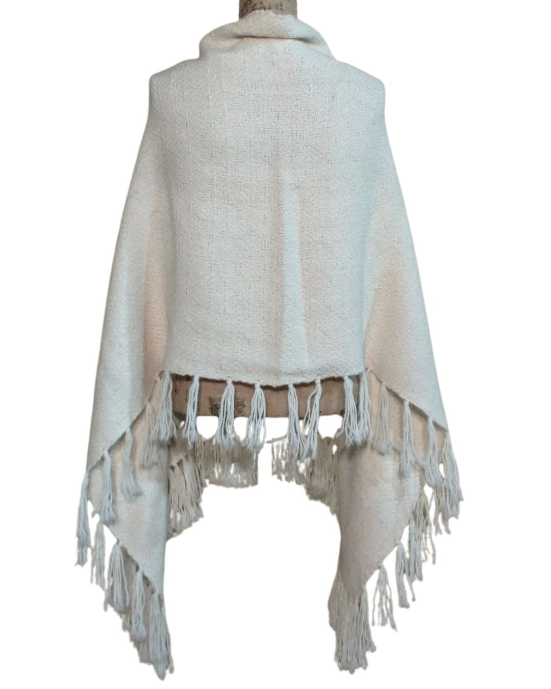 Handmade alpaca shawl