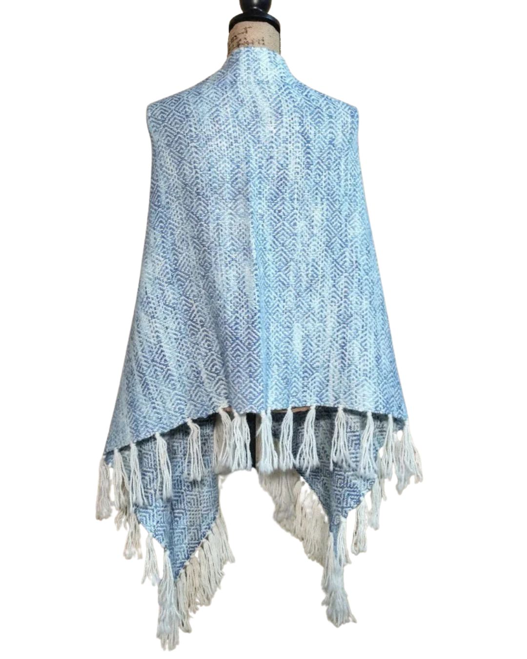 Handmade alpaca shawl