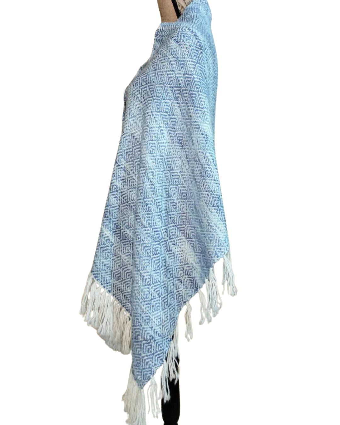 Handmade alpaca shawl