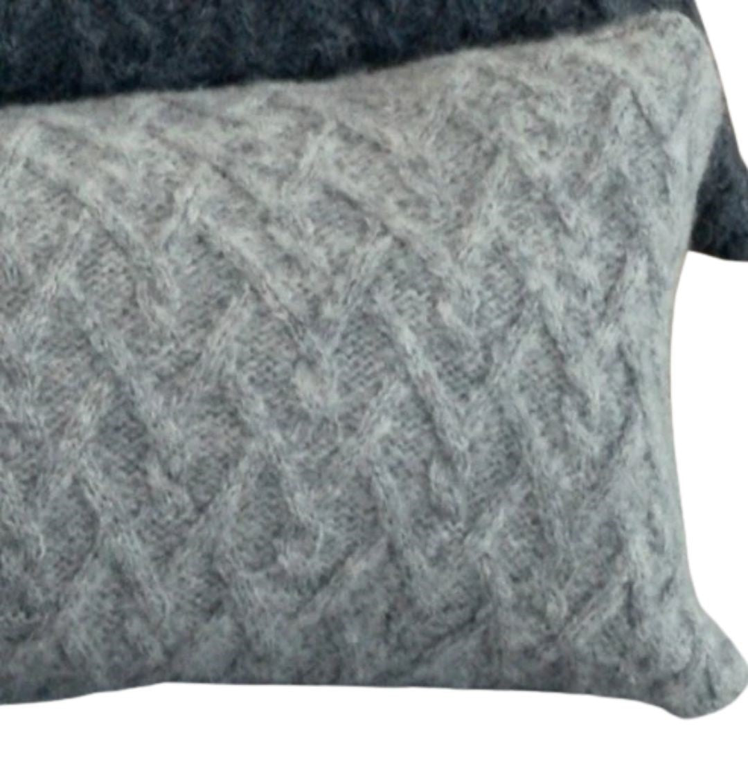 Lattice Cable Pillow