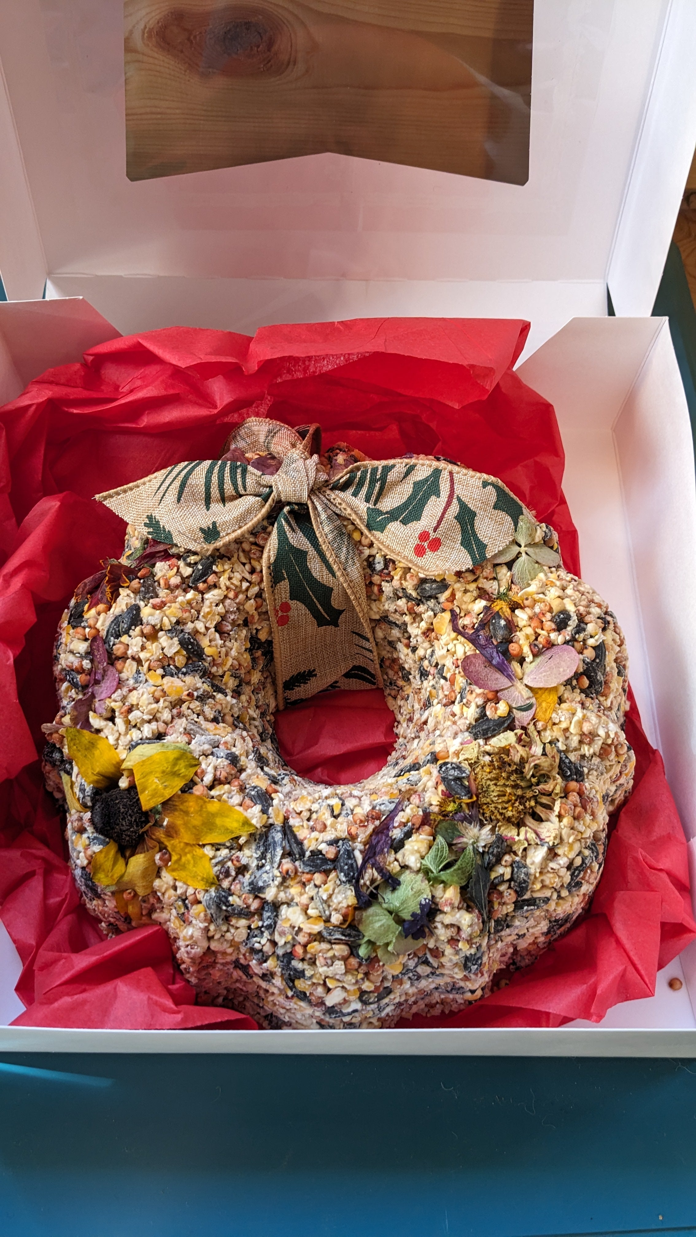 Large Bird Seed Wreath