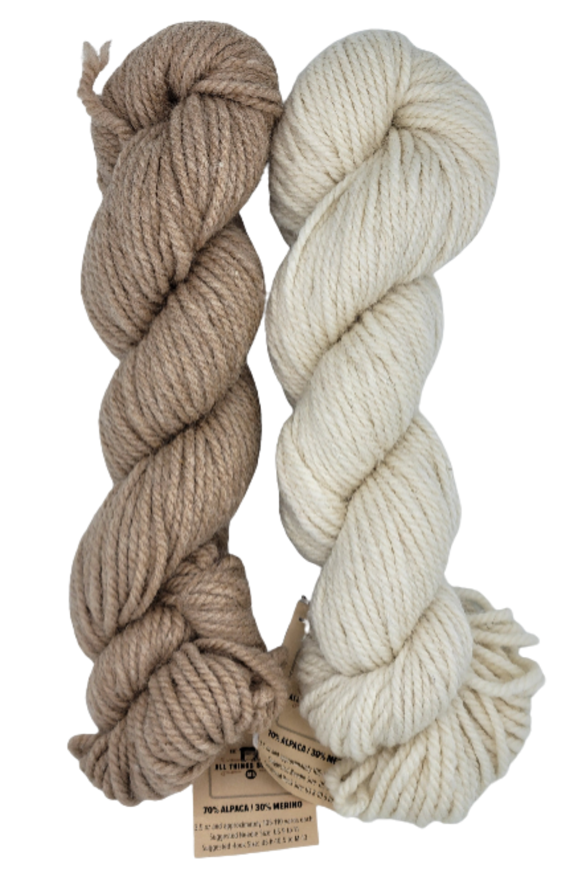 Bulky Knitter's Yarn-Natural